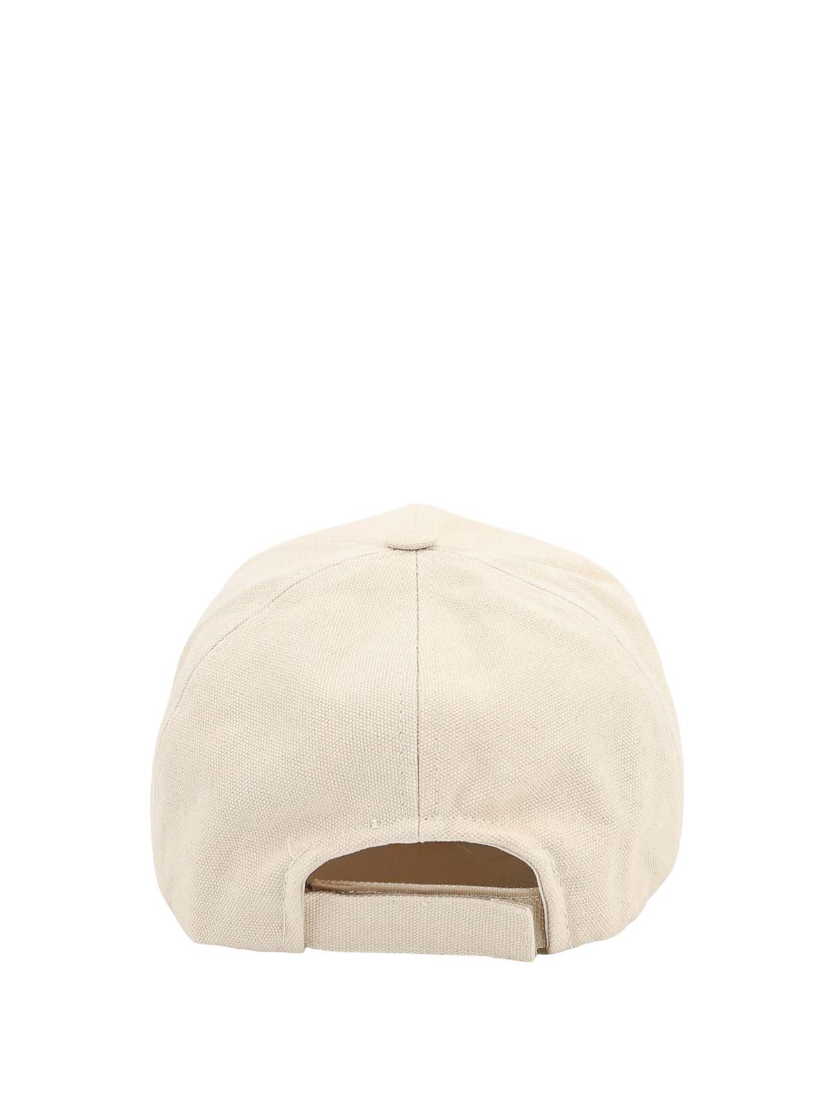 Shop Isabel Marant Cotton Hat In Beige