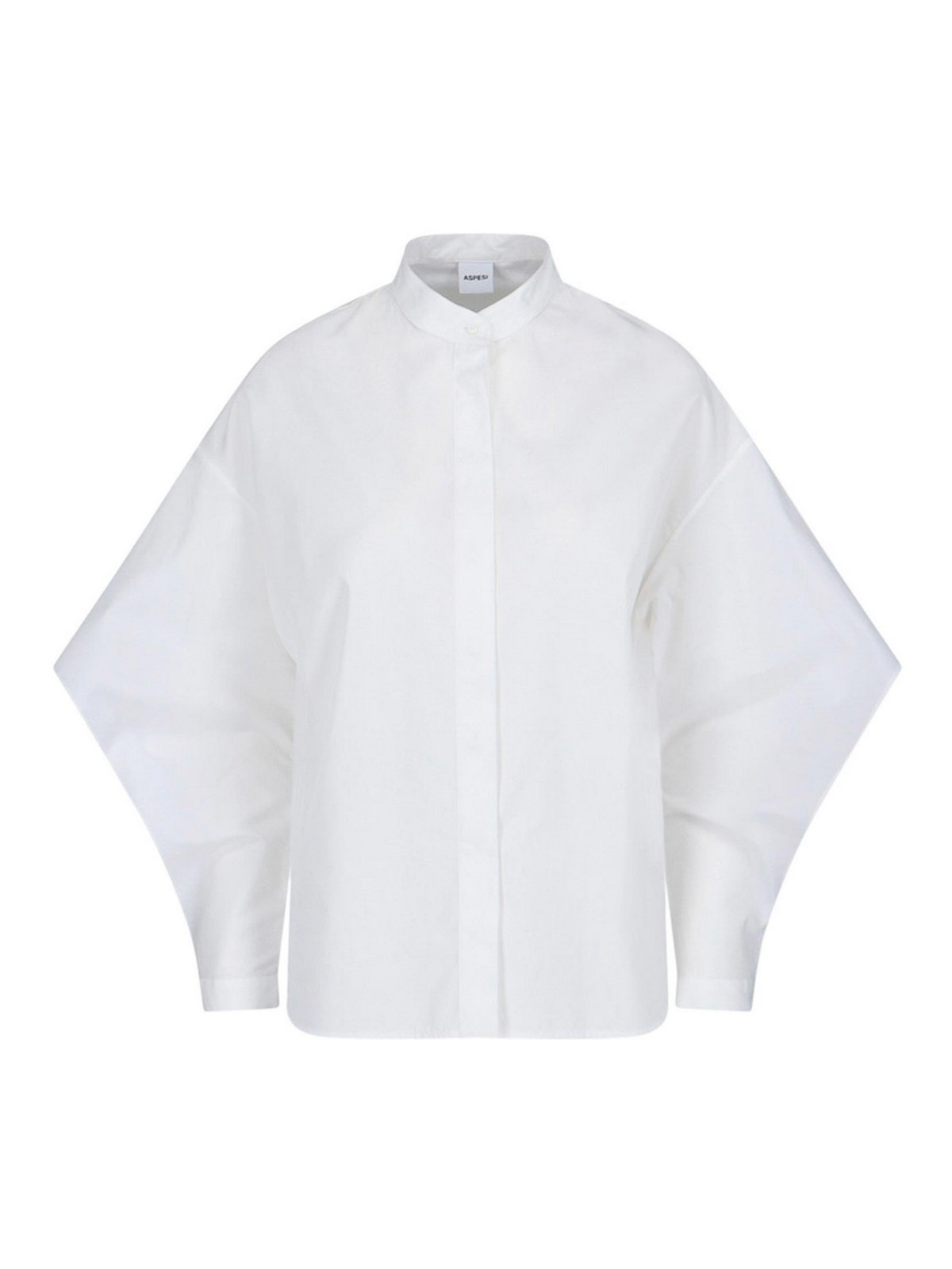 Shop Aspesi Cut-out Shirt In White
