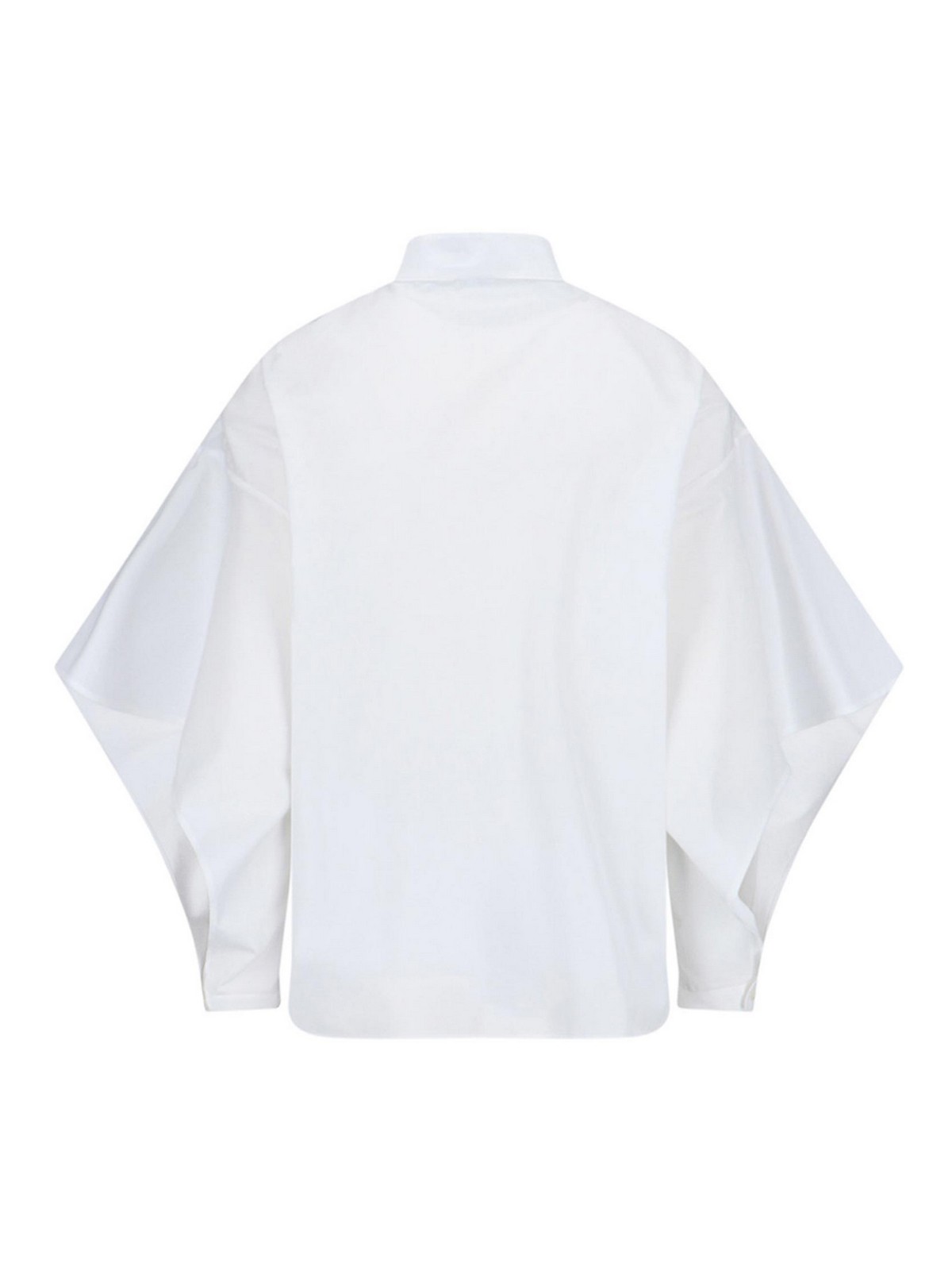 Shop Aspesi Cut-out Shirt In White