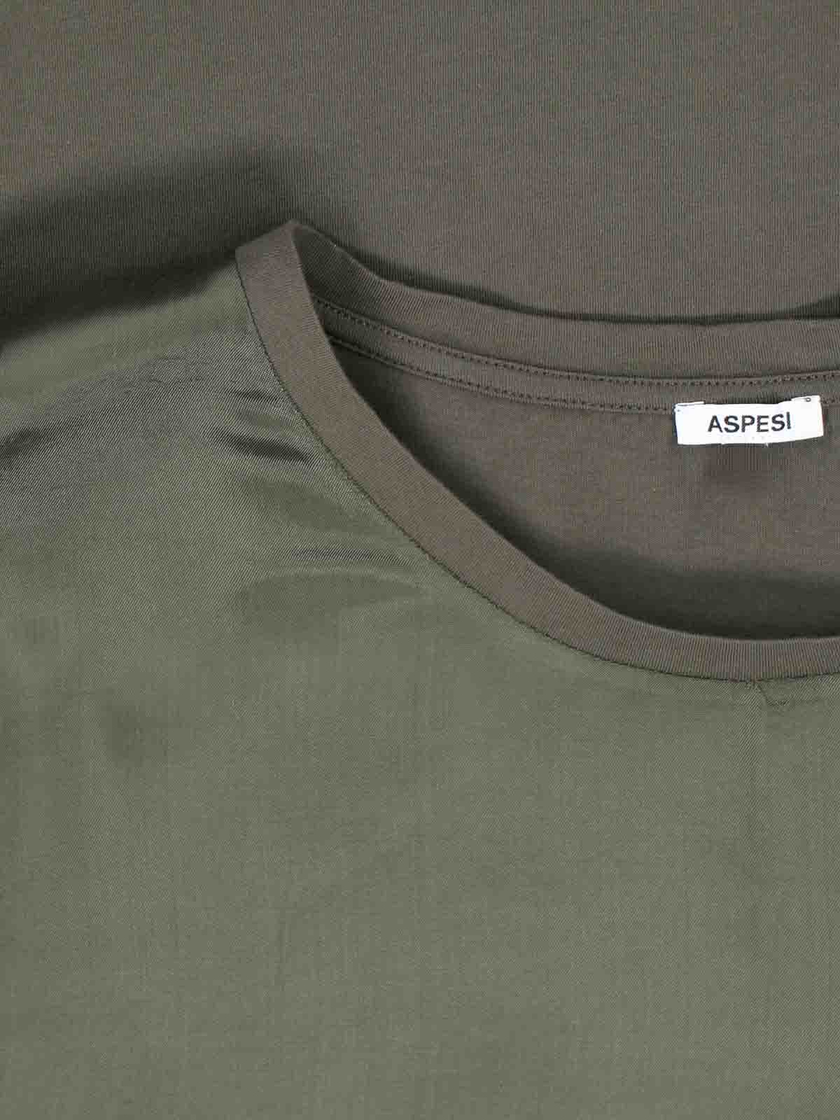 Shop Aspesi Camiseta - Verde In Green