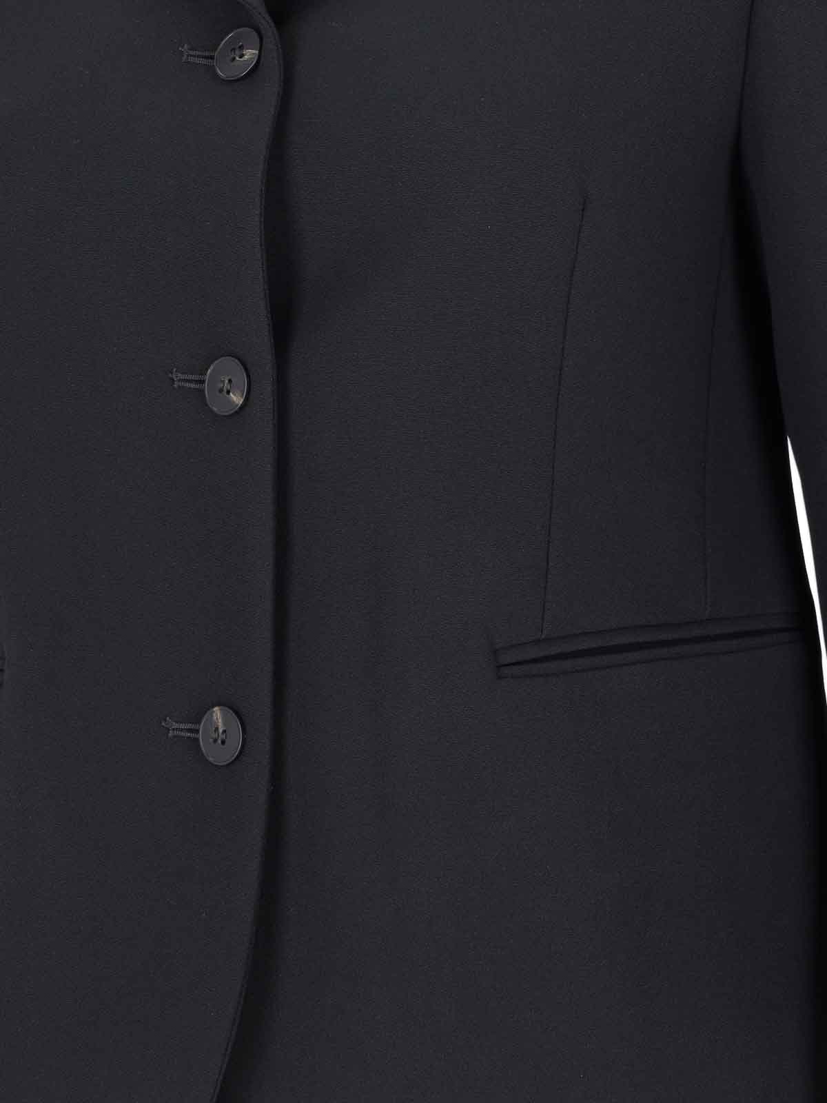 Shop Montedoro Single-breasted Blazer In Black