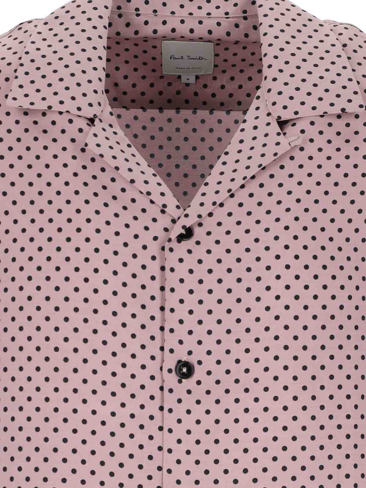 Shop Paul Smith Pois Shirt In Nude & Neutrals