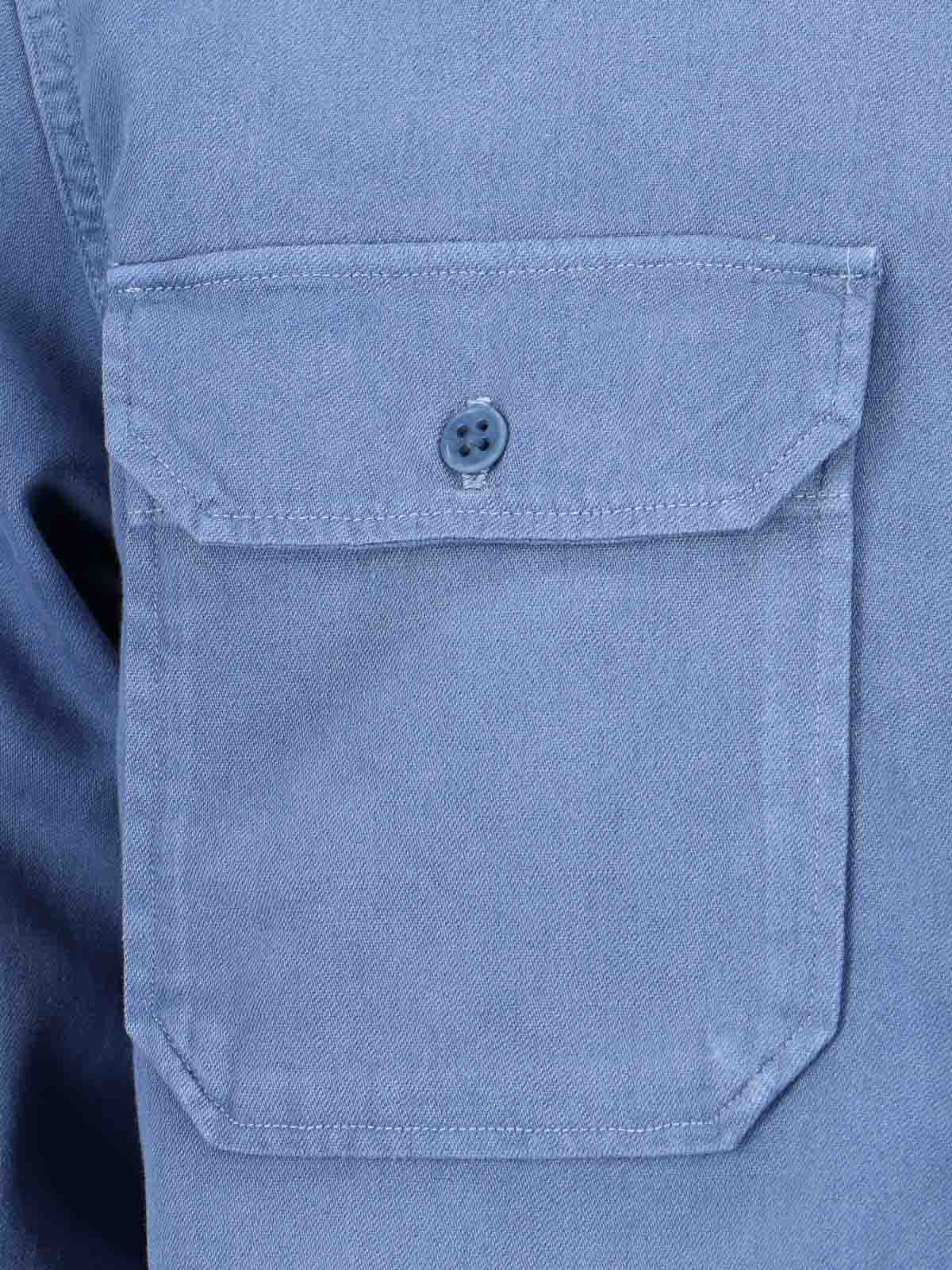 Shop Polo Ralph Lauren Denim Shirt In Blue