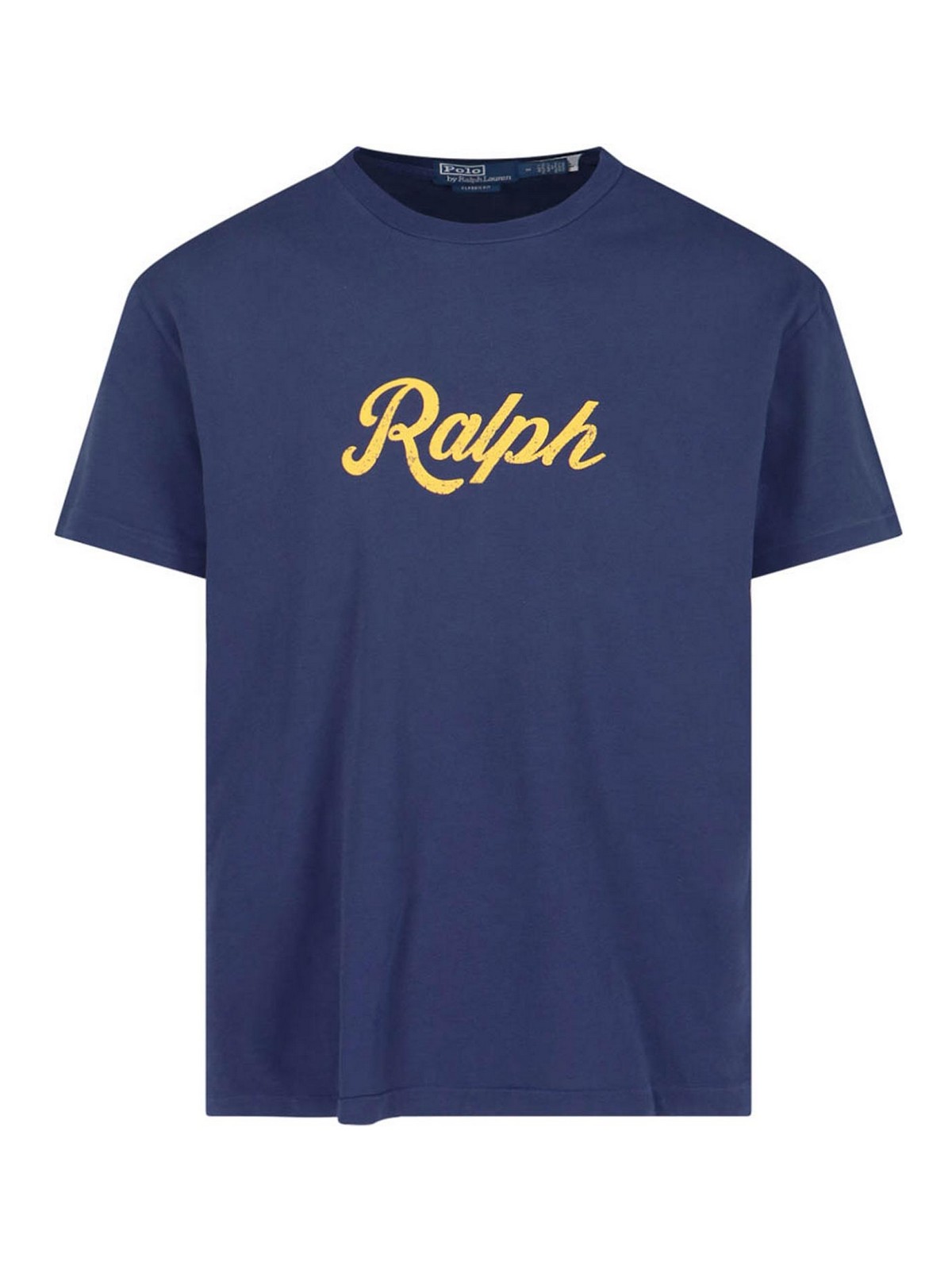 Shop Polo Ralph Lauren Logo T-shirt In Blue