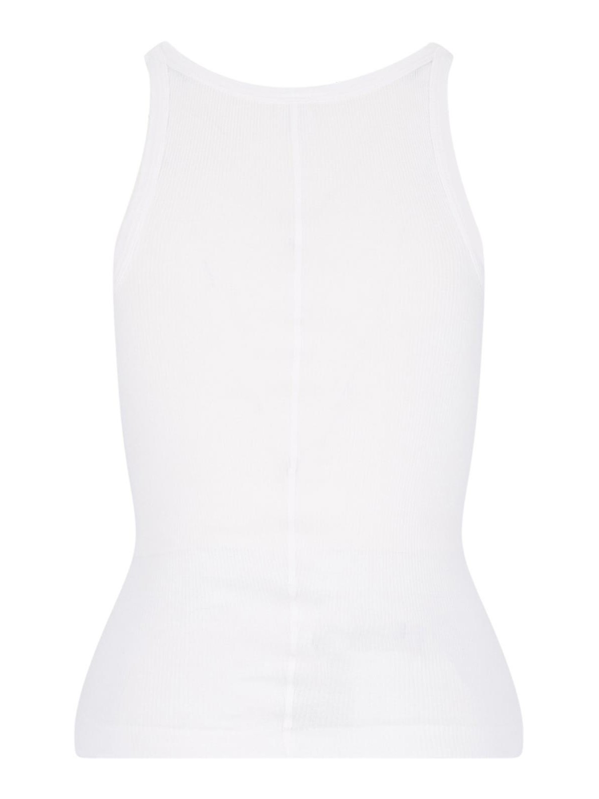 Shop Re/done Ribbed Top In White