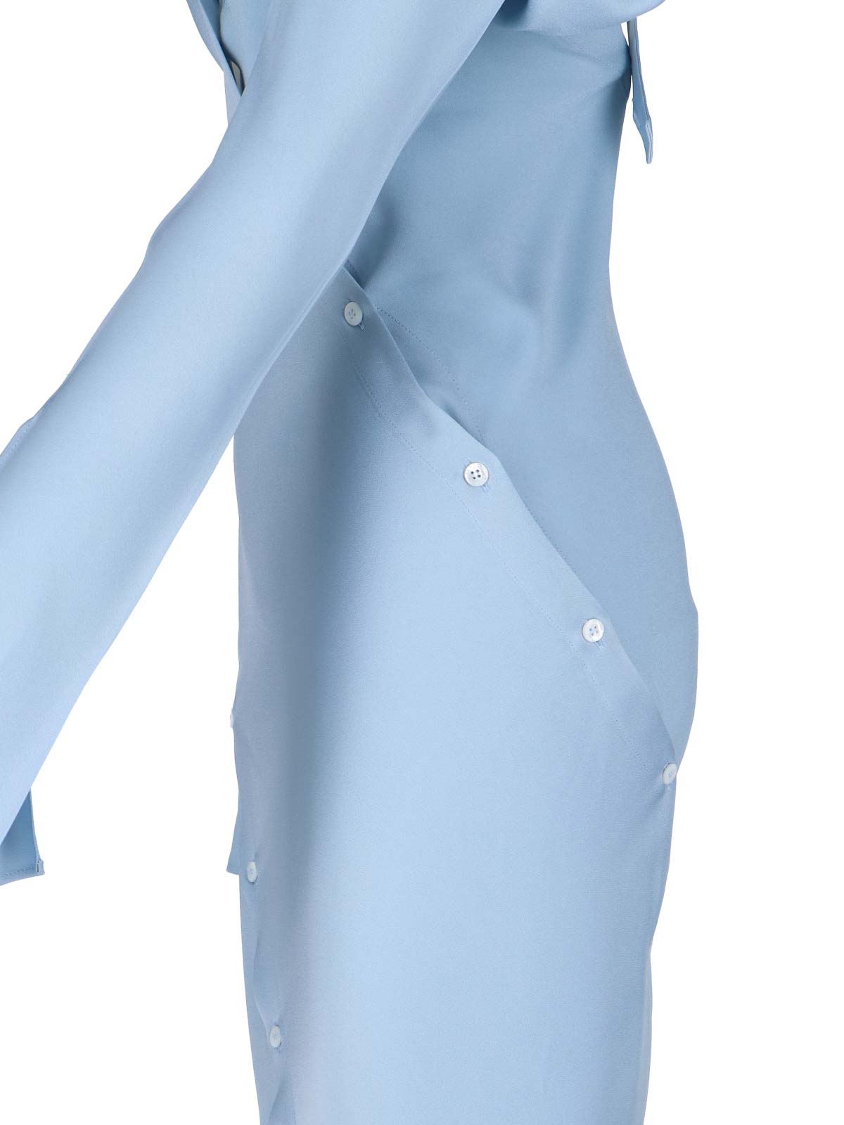 Shop Setchu Origami Maxi Dress In Blue