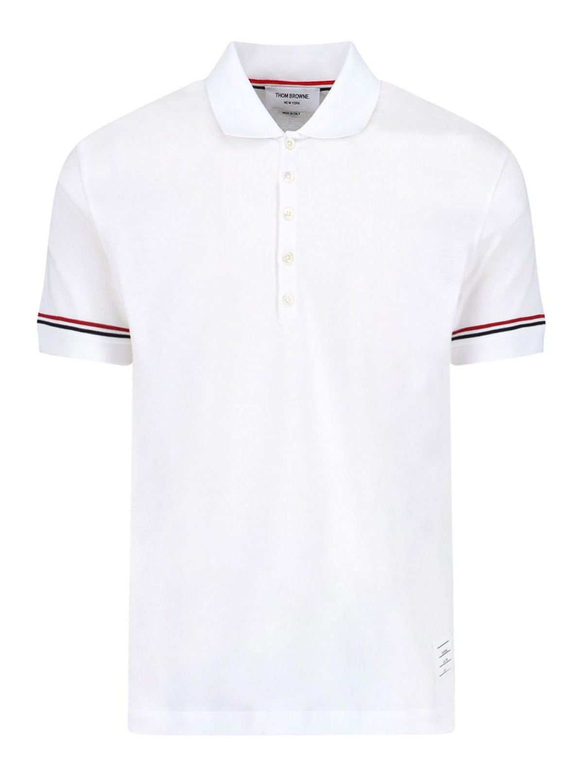 Shop Thom Browne Polo In White