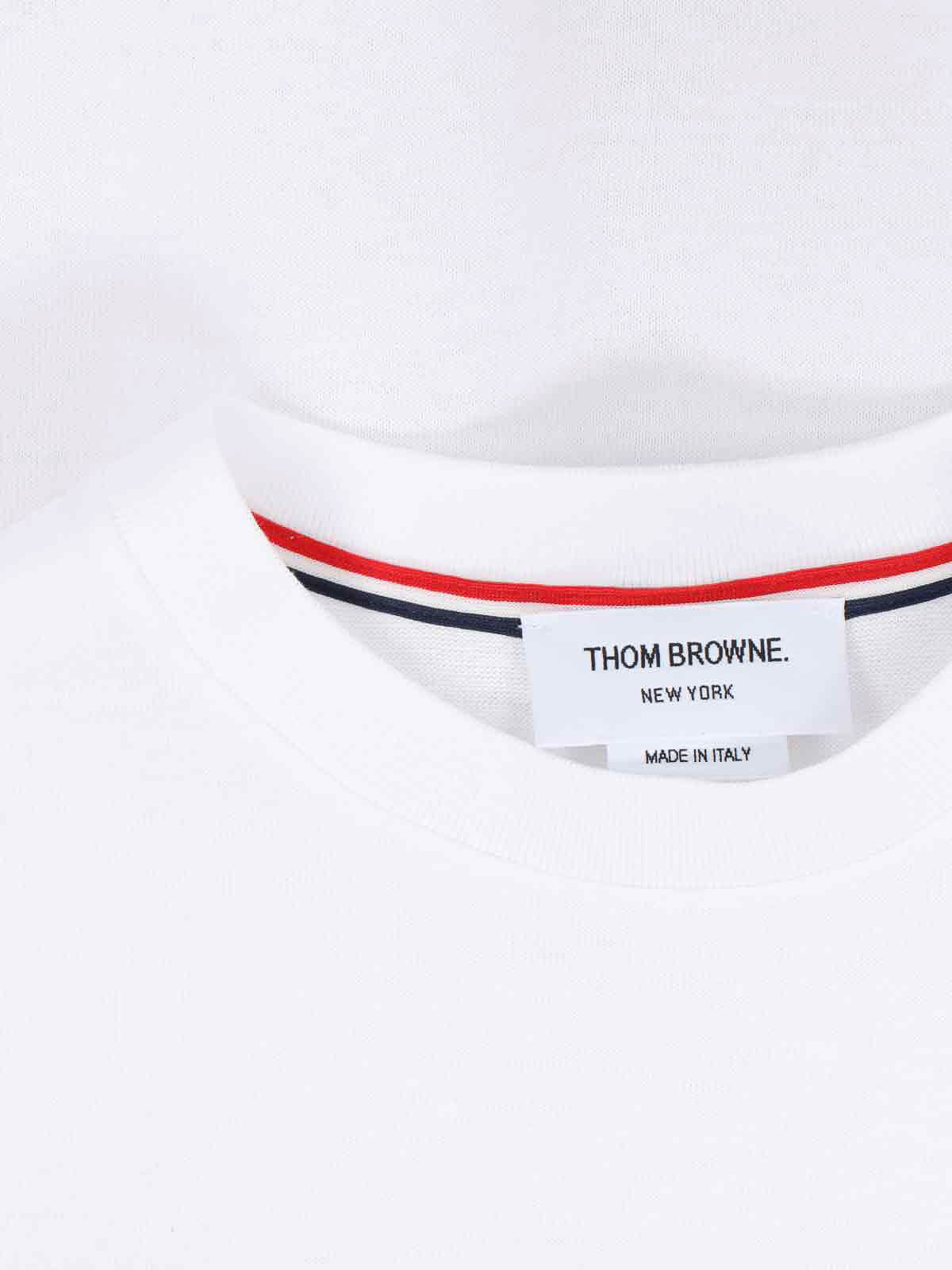 Shop Thom Browne Camiseta - Blanco In White