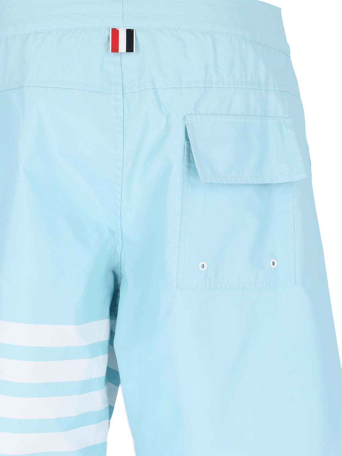 Shop Thom Browne Shorts In Blue