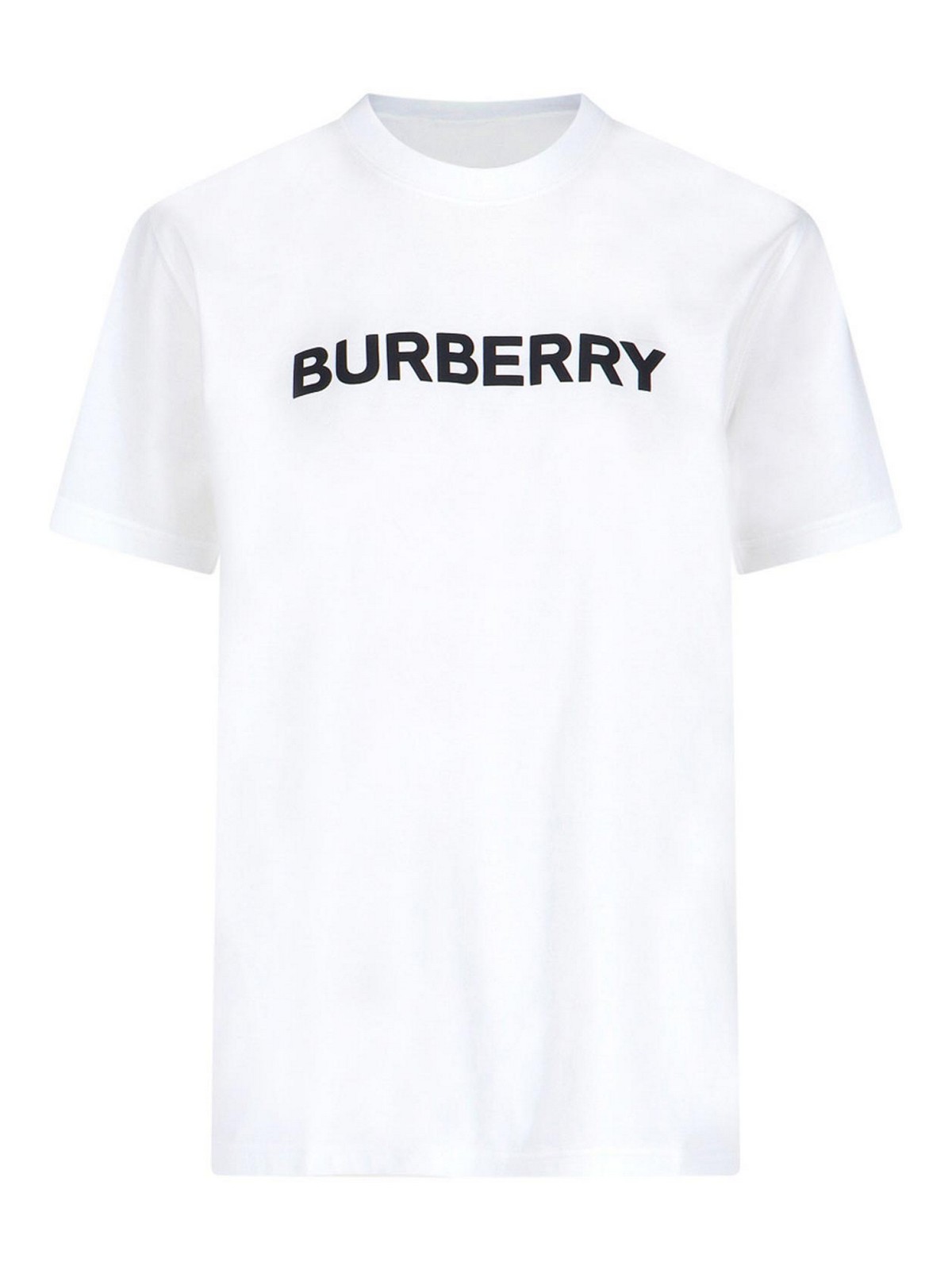 Shop Burberry Logo Tee In White