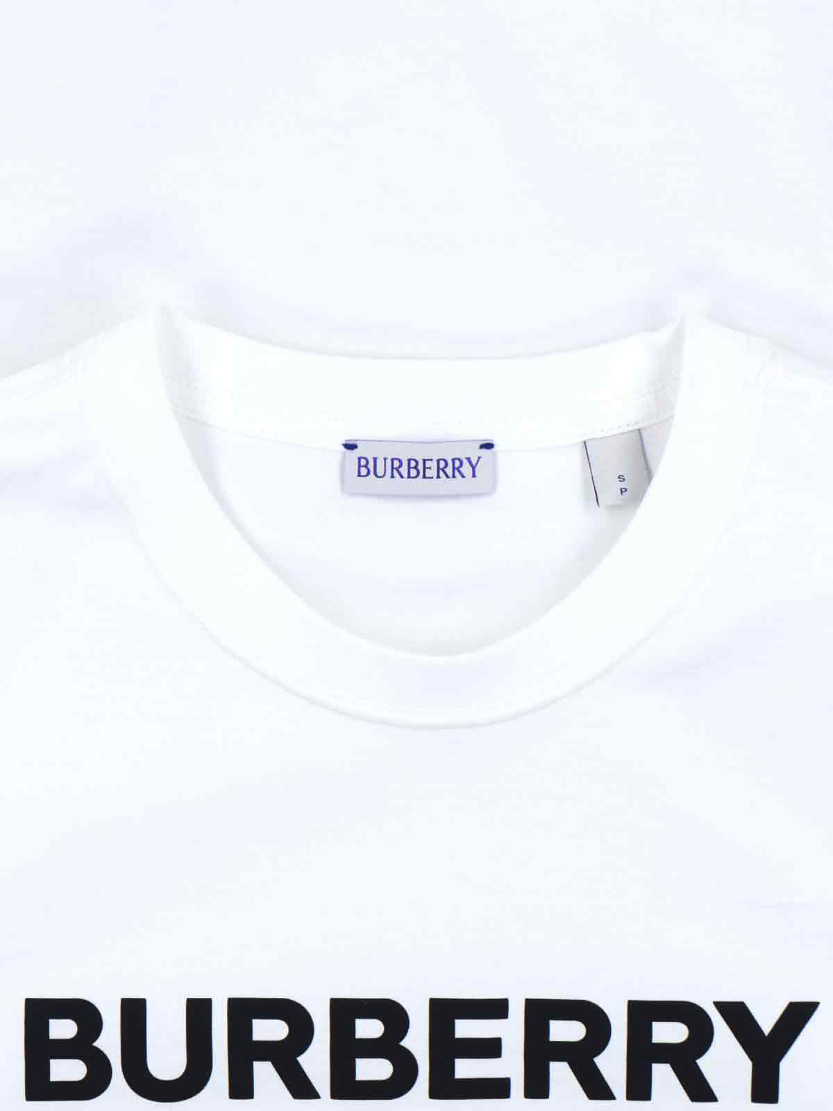 Shop Burberry Logo Tee In White