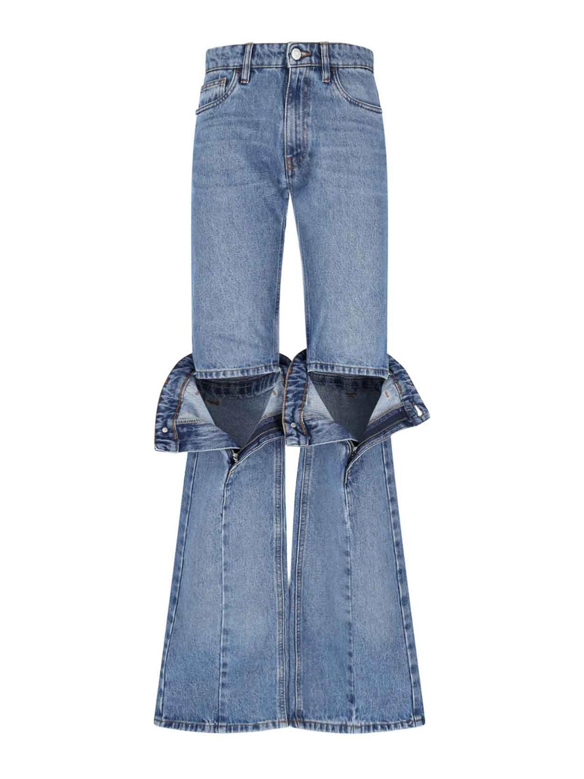 デニム・ジーパン COPERNI Woman Jeans Black COPP55852 WSBL Coperni Jeans - Blue - Women | COPP55202CWASBLU | thebs.com