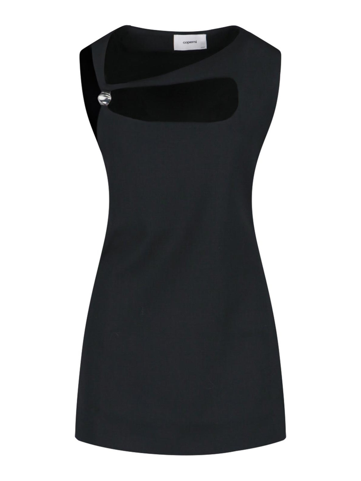 Shop Coperni Mini Cut-out Dress In Black