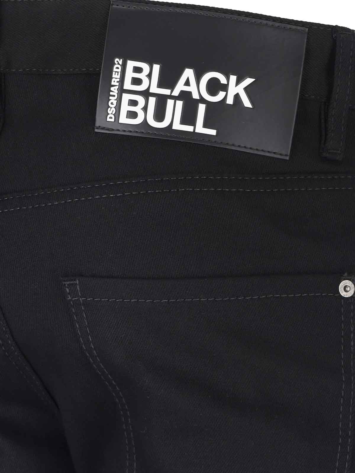 Shop Dsquared2 Vaqueros Rectos - Negro In Black