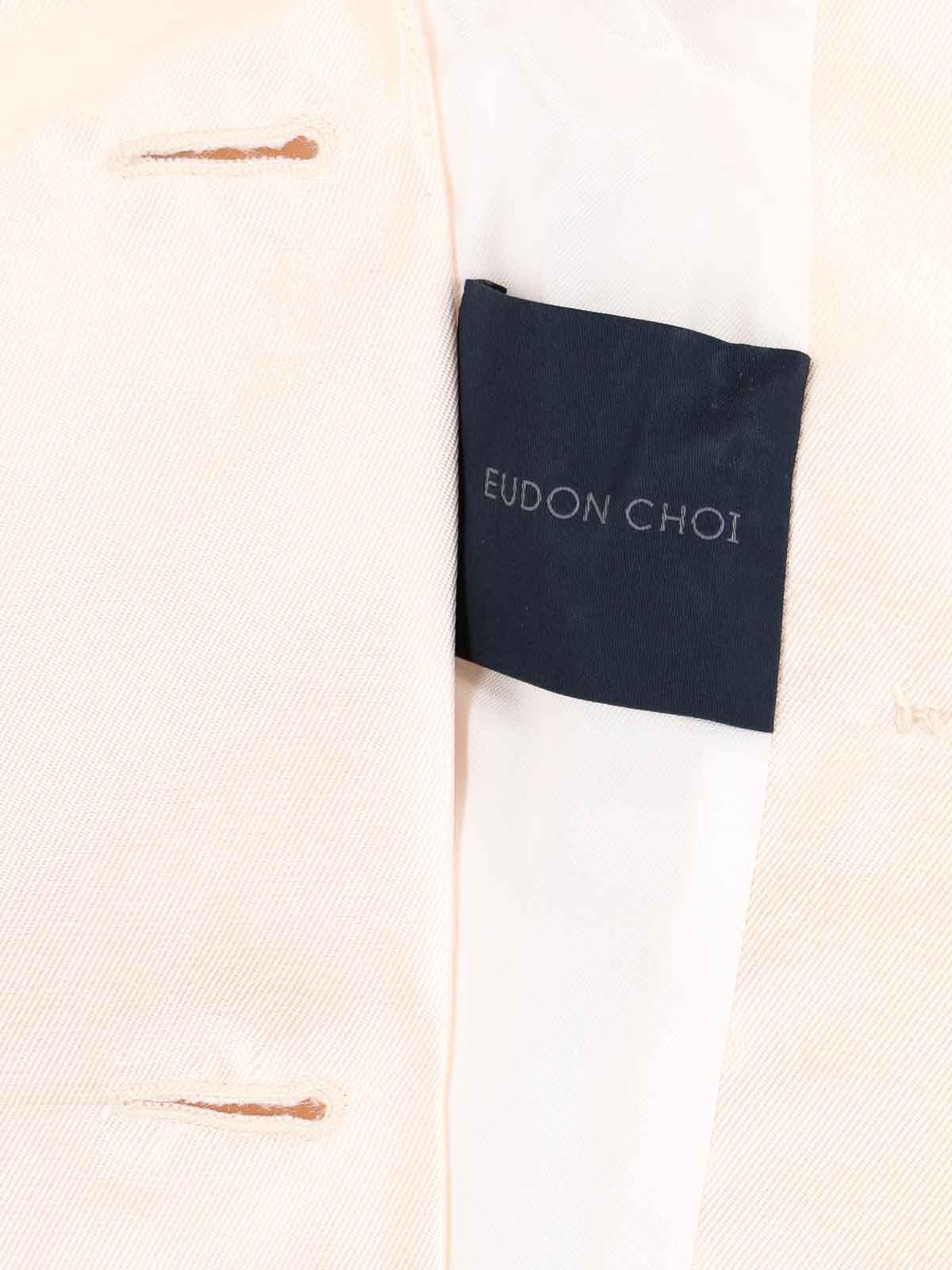 Shop Eudon Choi Blazer - Beatrice In White