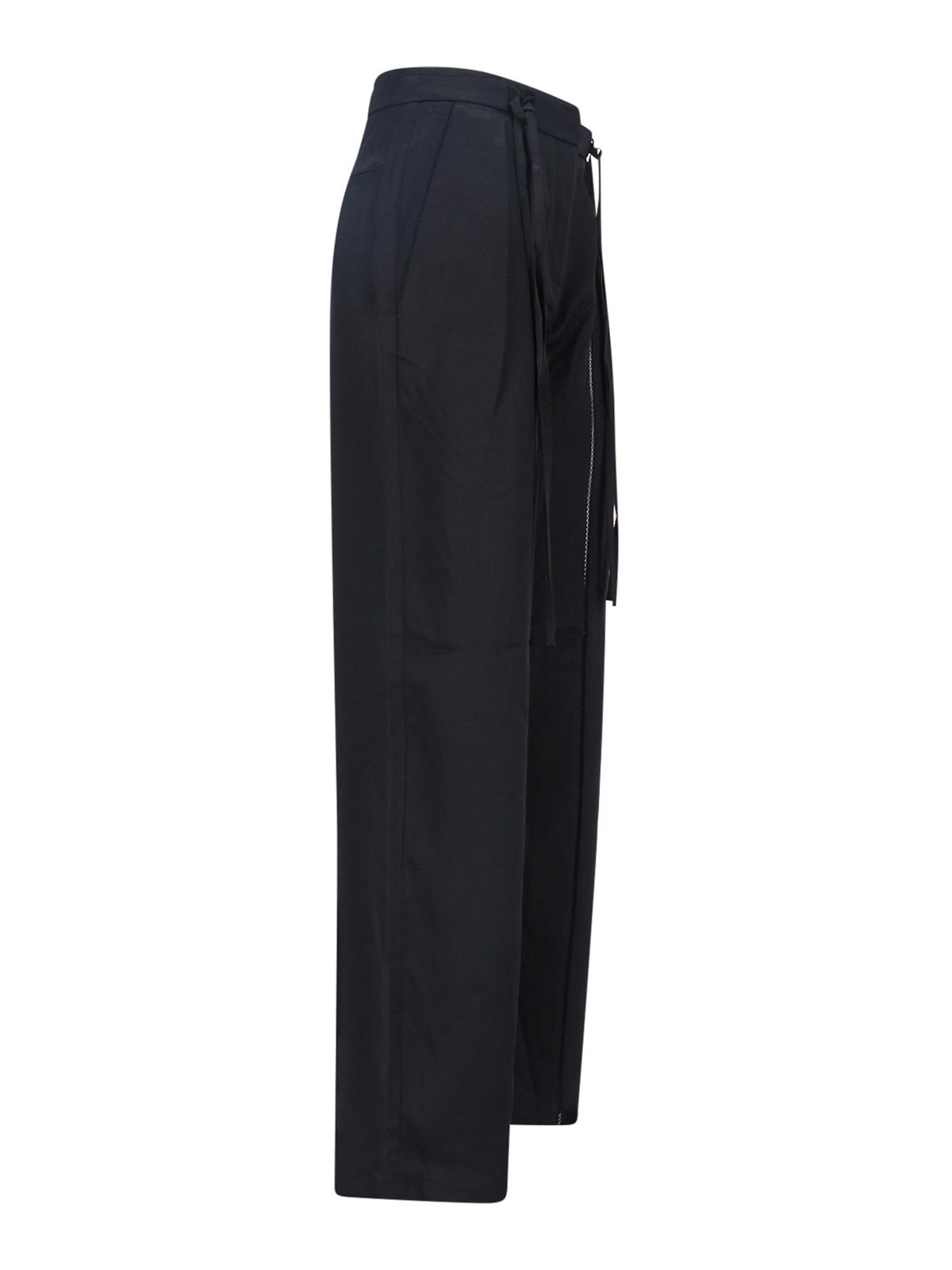 Shop Eudon Choi Casual Trousers In Black