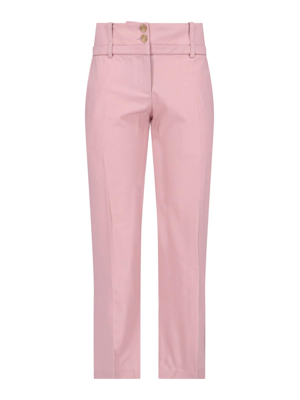 Shop Eudon Choi Casual Trousers In Nude & Neutrals