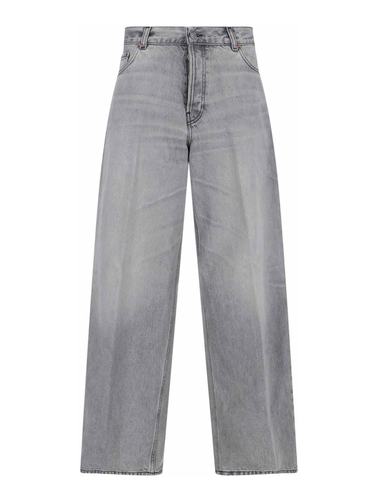 Shop Haikure Wide Leg Jeans In Grey