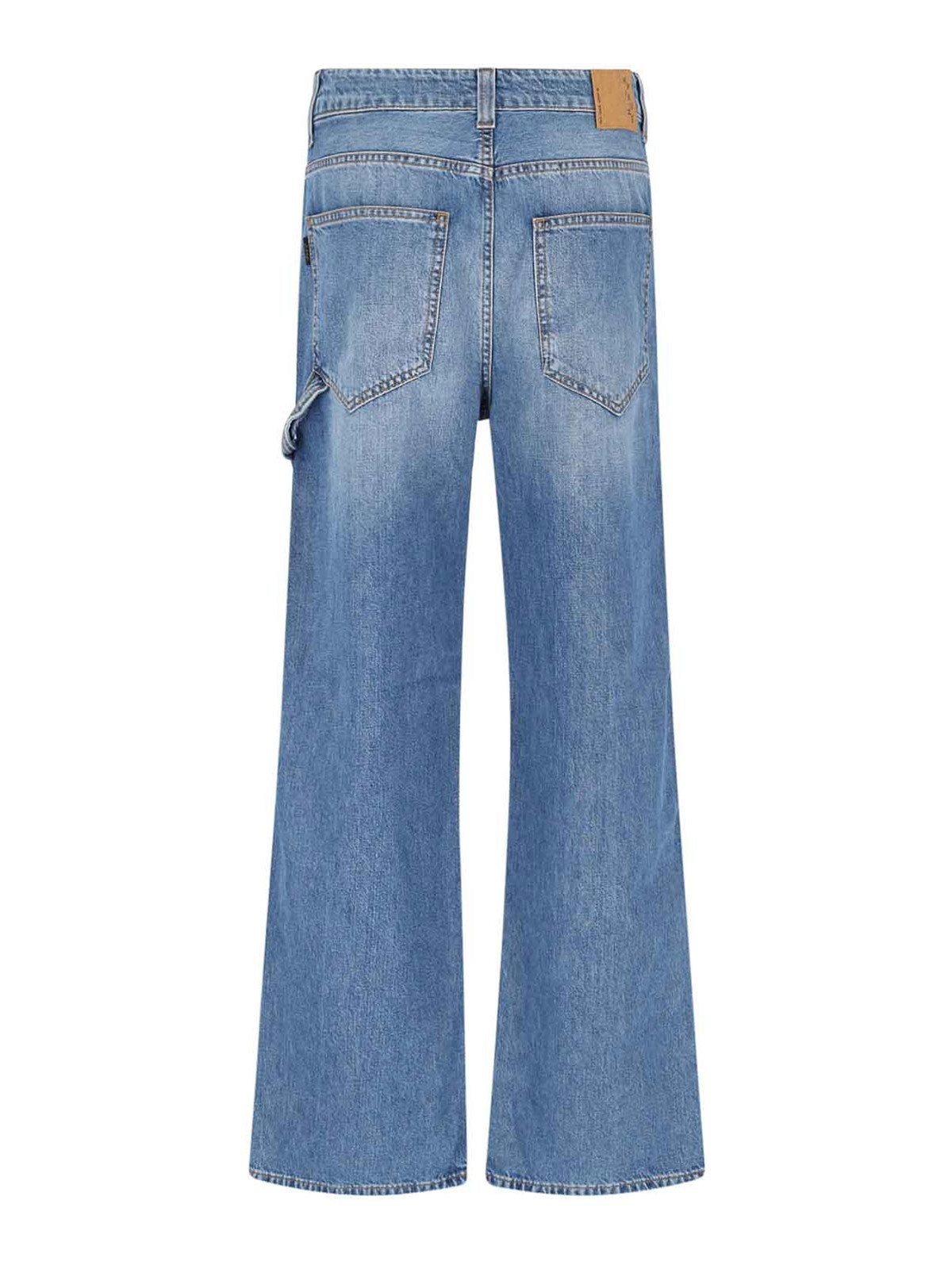 Shop Haikure Wide Leg Jeans In Blue
