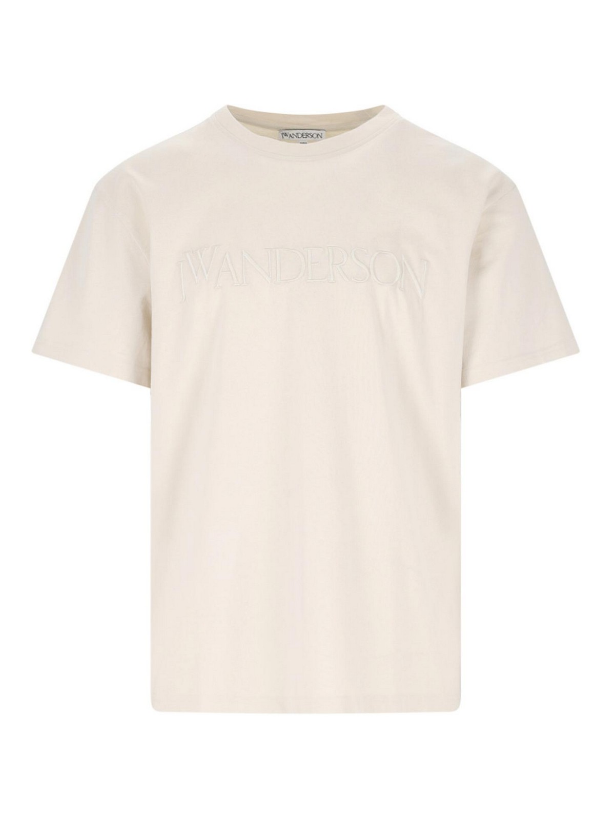 Shop Jw Anderson Camiseta - Beis In Beige