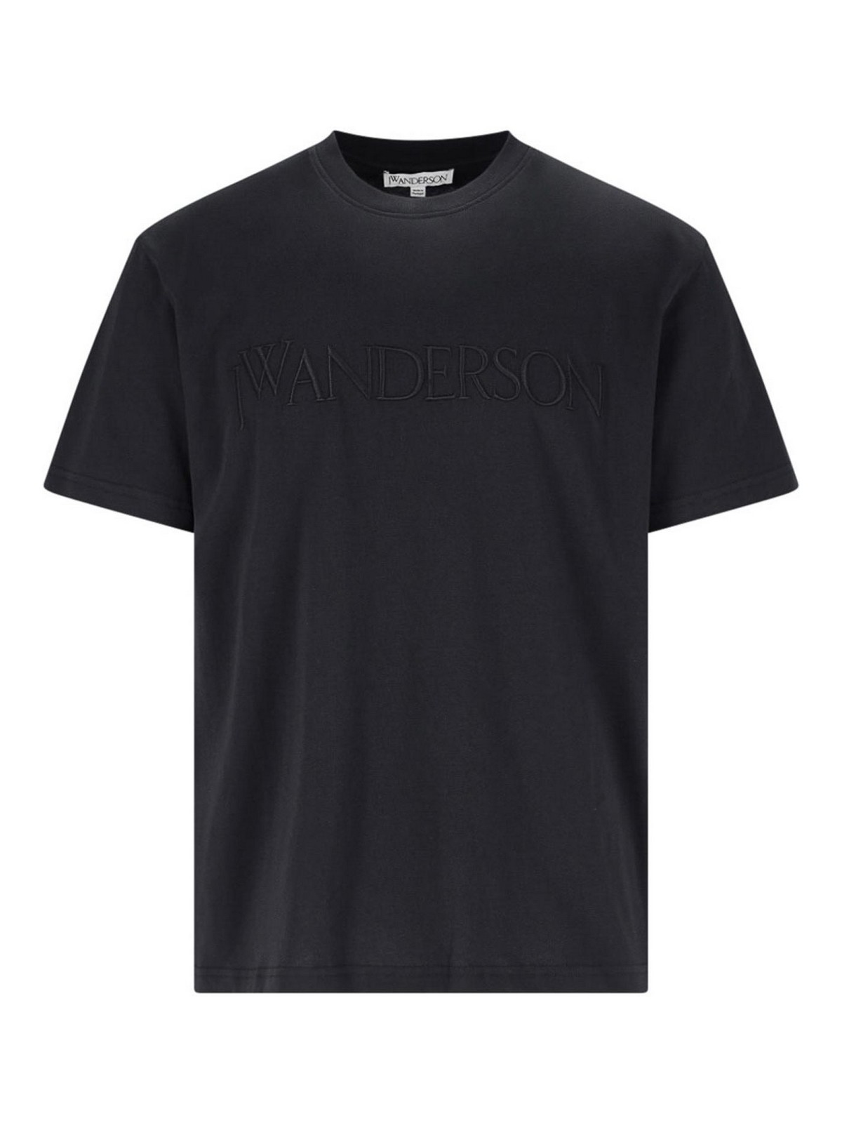 Shop Jw Anderson Camiseta - Negro In Black