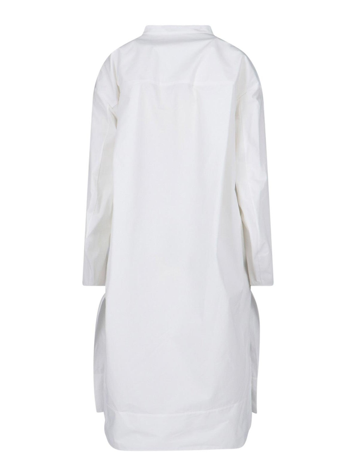 Shop Khaite Midi Dress In White