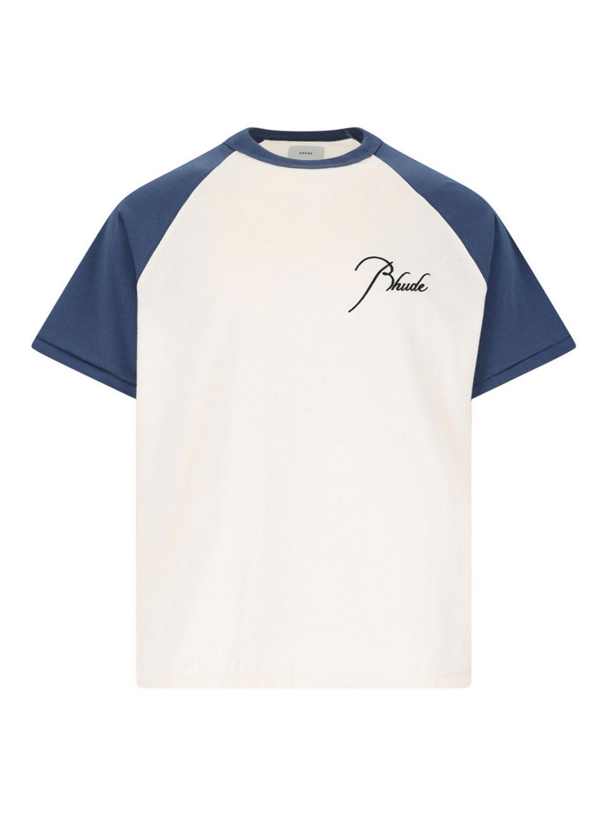Shop Rhude Camiseta - Raglan In White