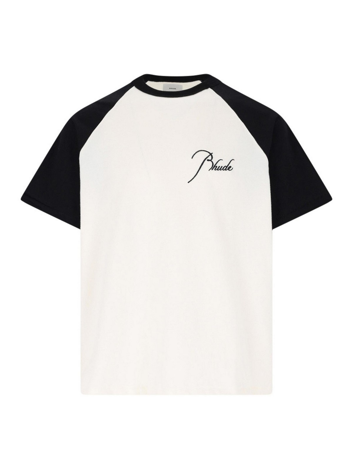 Shop Rhude Camiseta - Raglan In White