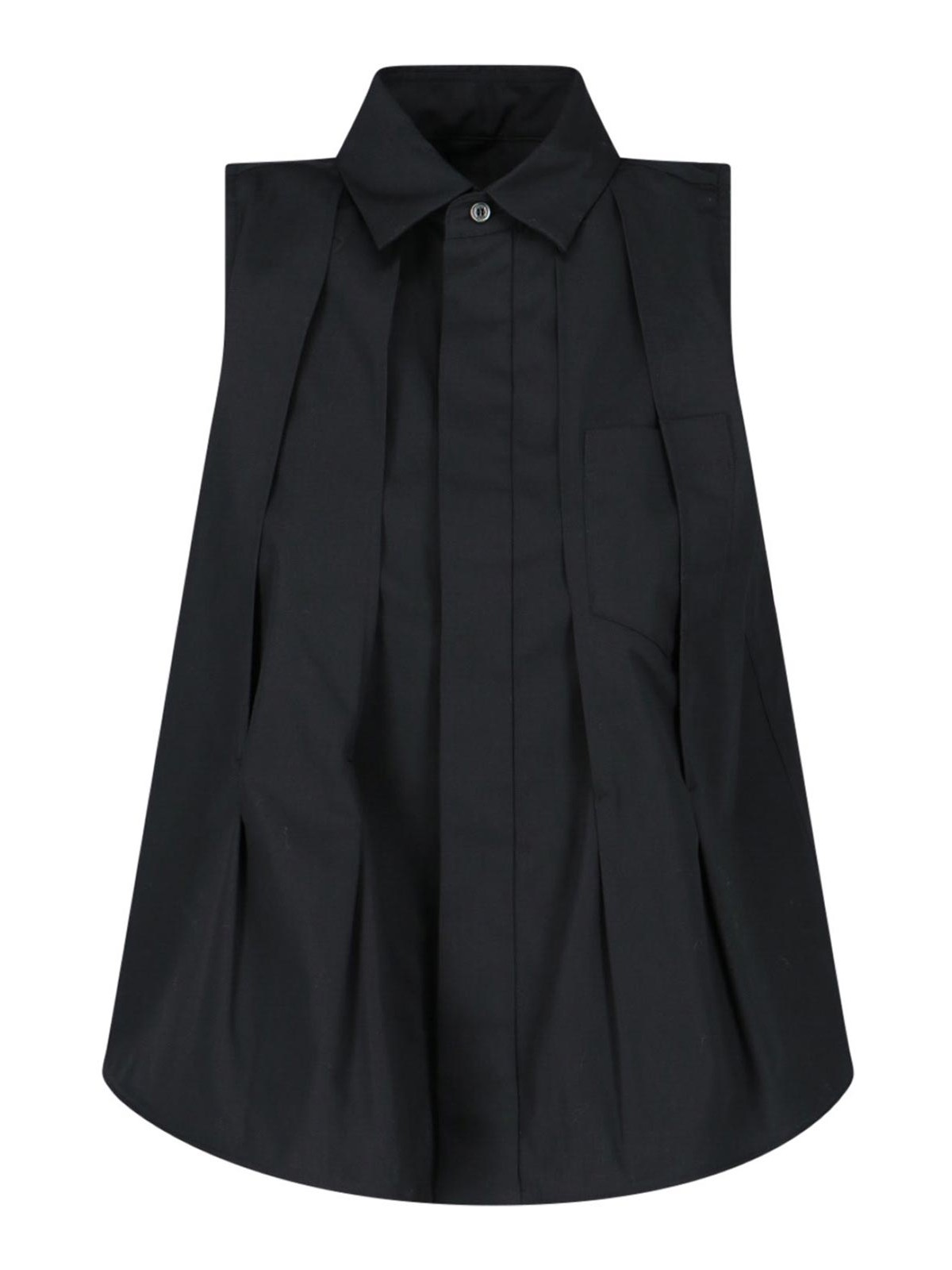 Shop Sacai Shirt In Black