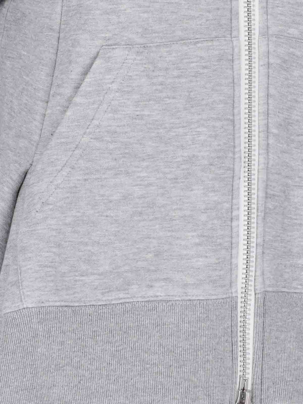 Shop Sacai Sweatshirt In Grey