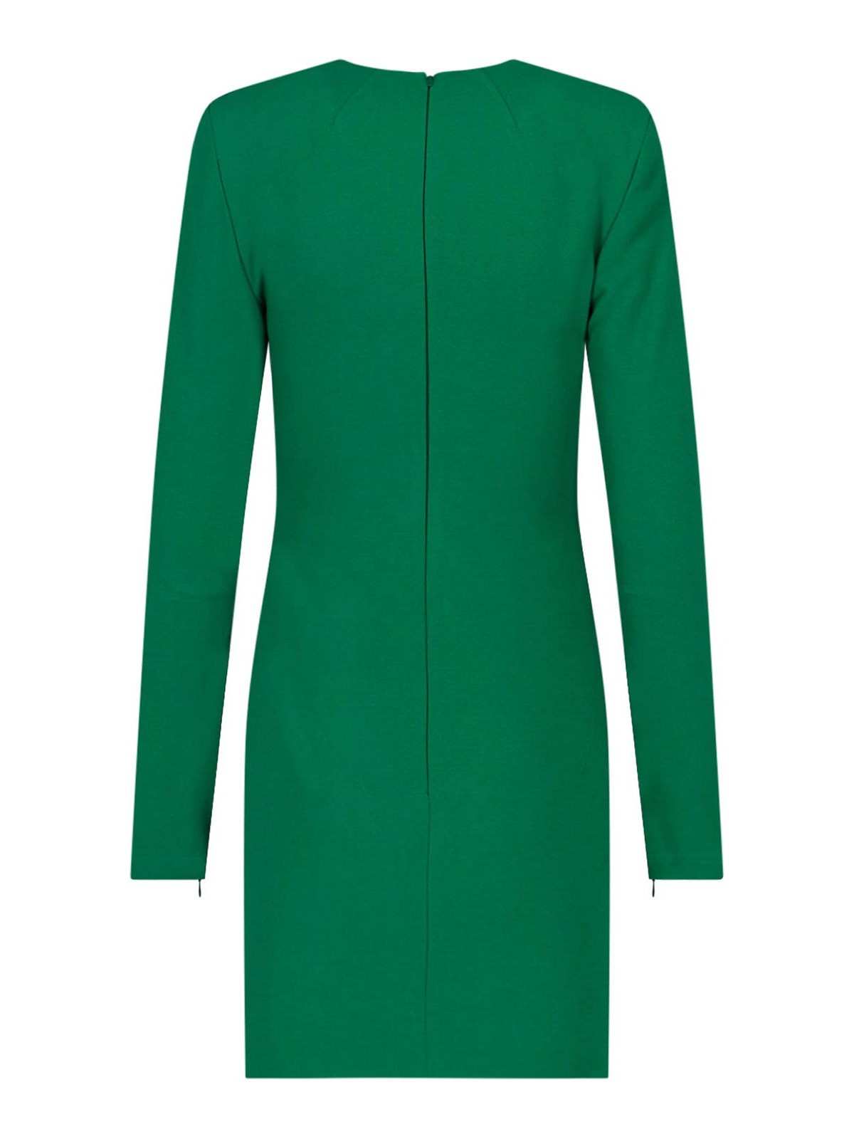 Shop Victoria Beckham Midi Dress In Green