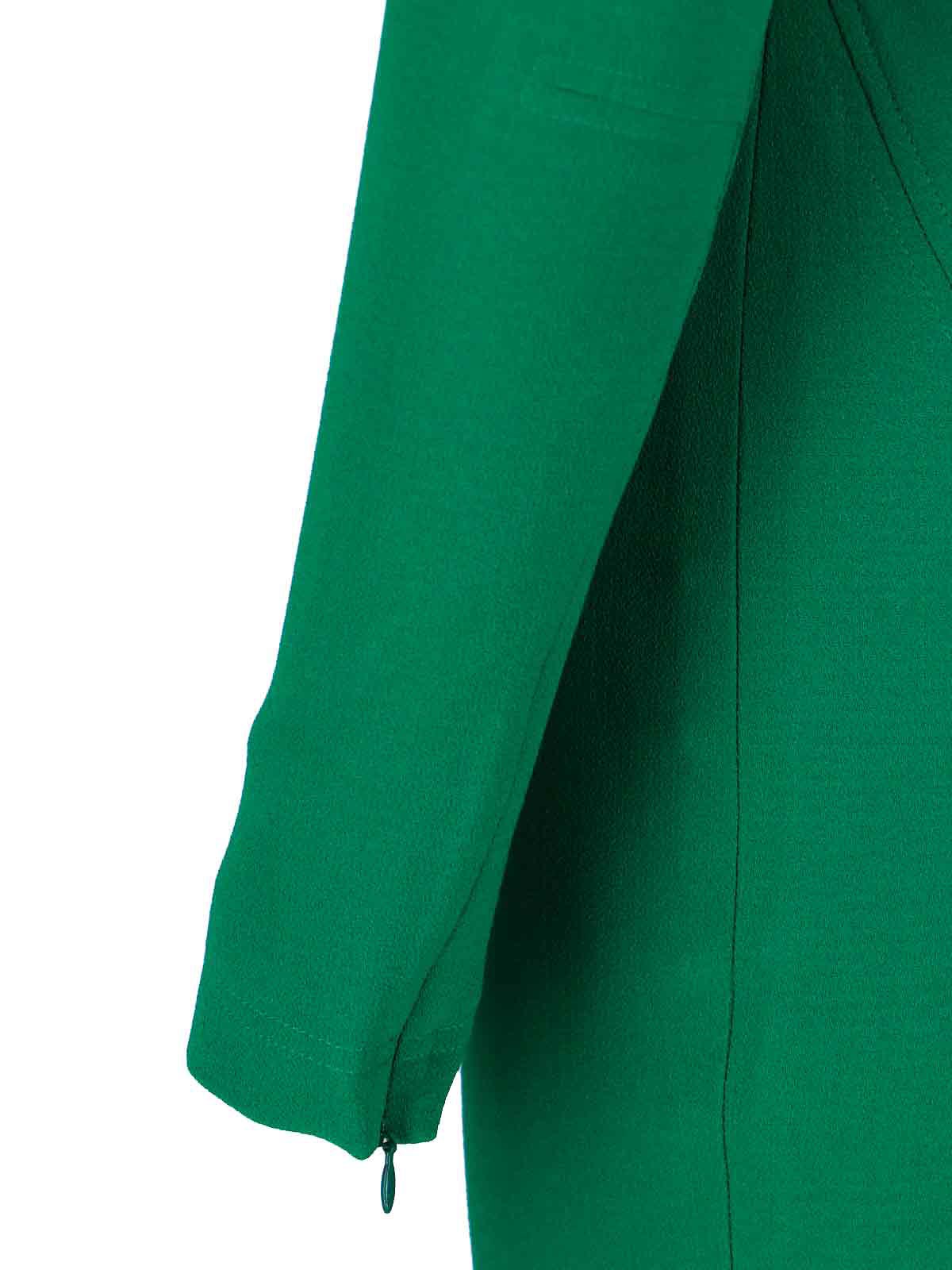 Shop Victoria Beckham Vestido Midi - Verde In Green