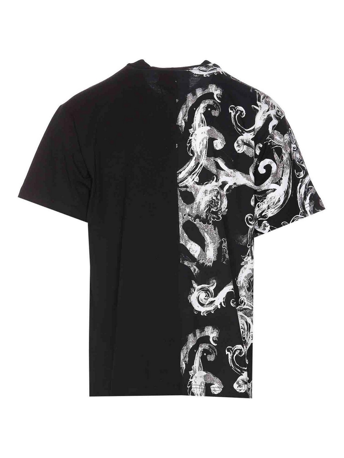 Shop Versace Jeans Couture Color Couture T-shirt In Black