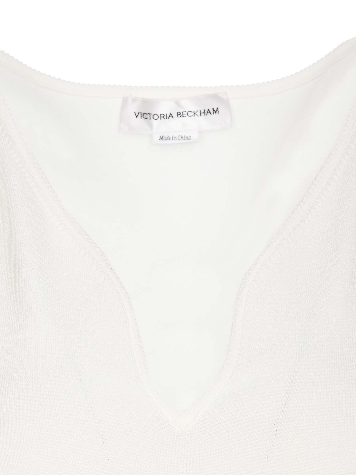 Shop Victoria Beckham Top - Blanco In White