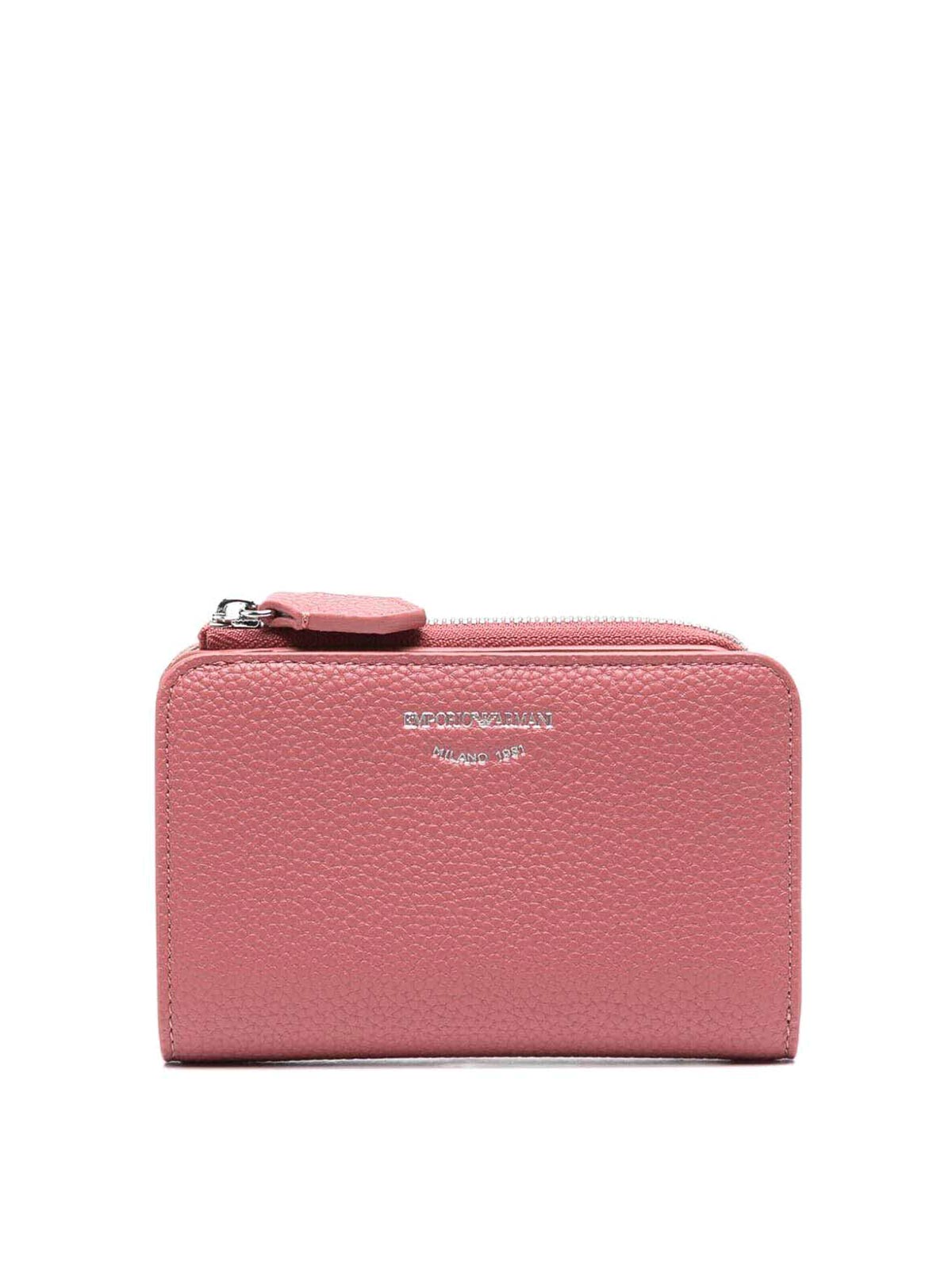 Emporio Armani Credit Card Case In Pink