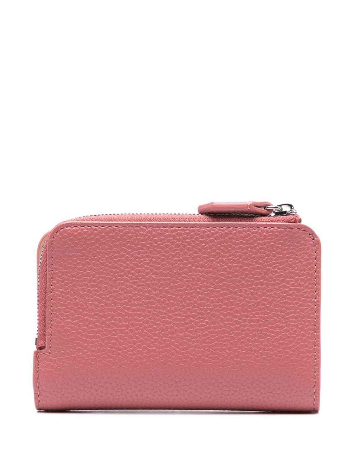 Shop Emporio Armani Credit Card Case In Pink