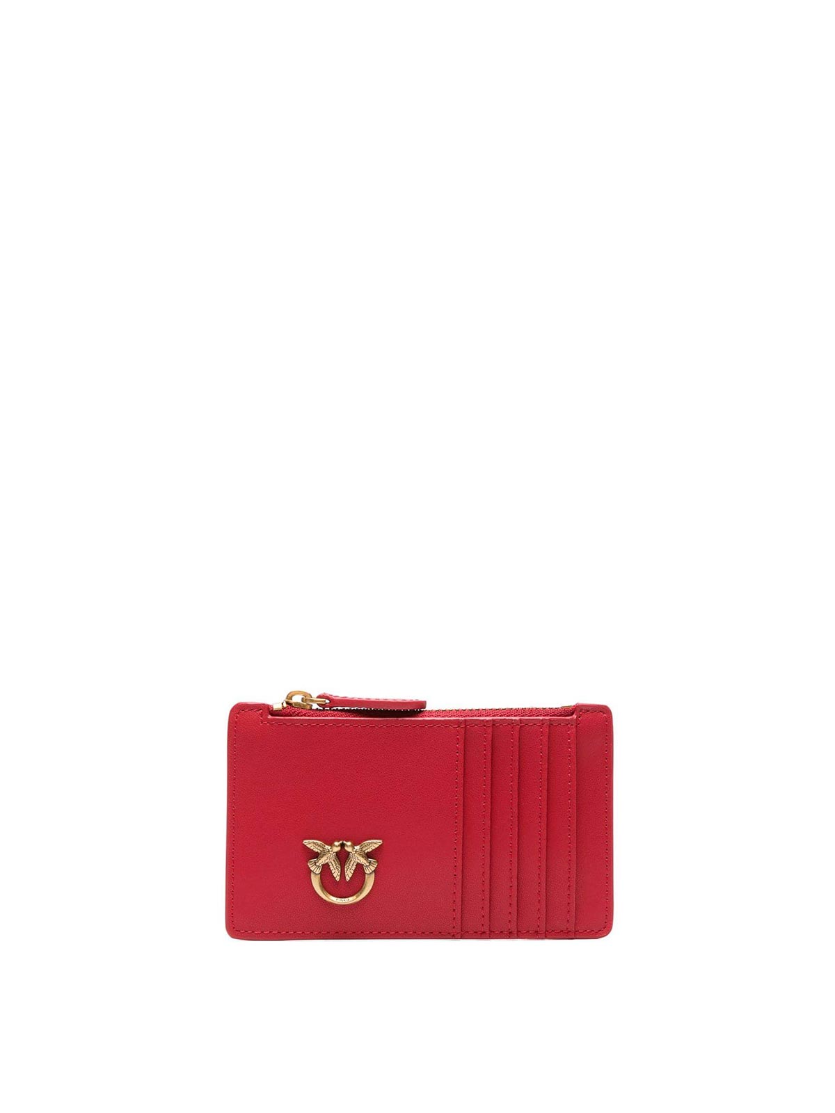 Shop Pinko Airone Cardholder In Red