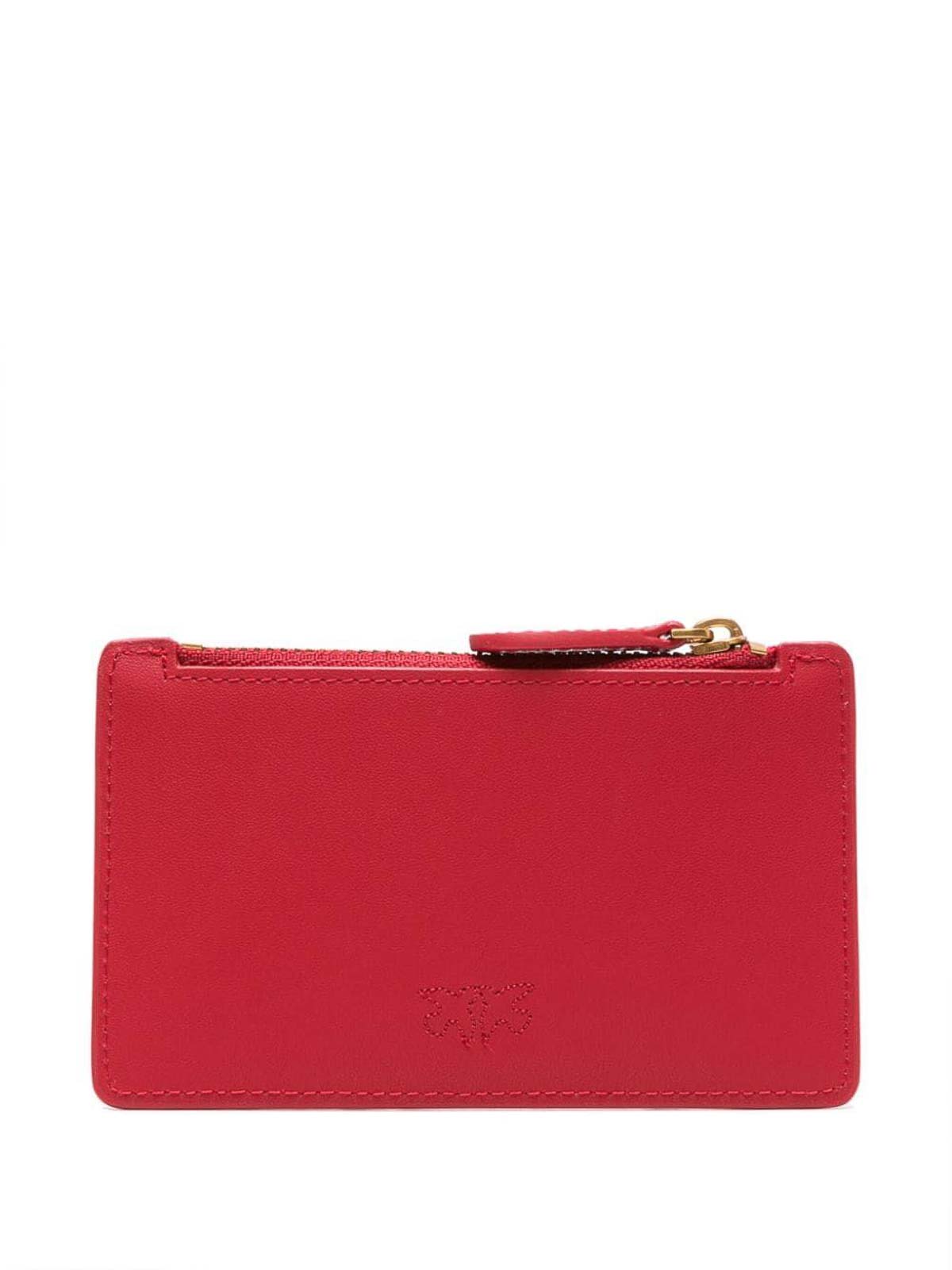 Shop Pinko Airone Cardholder In Red