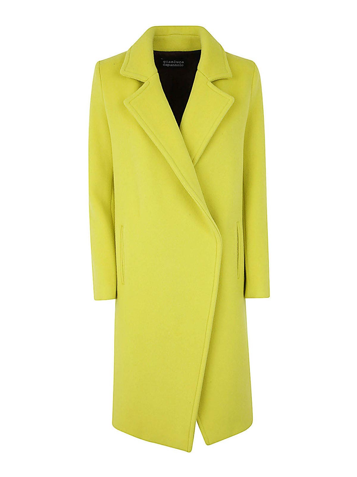 Gianluca Capannolo One Button Fitted Natte Jacket In Green