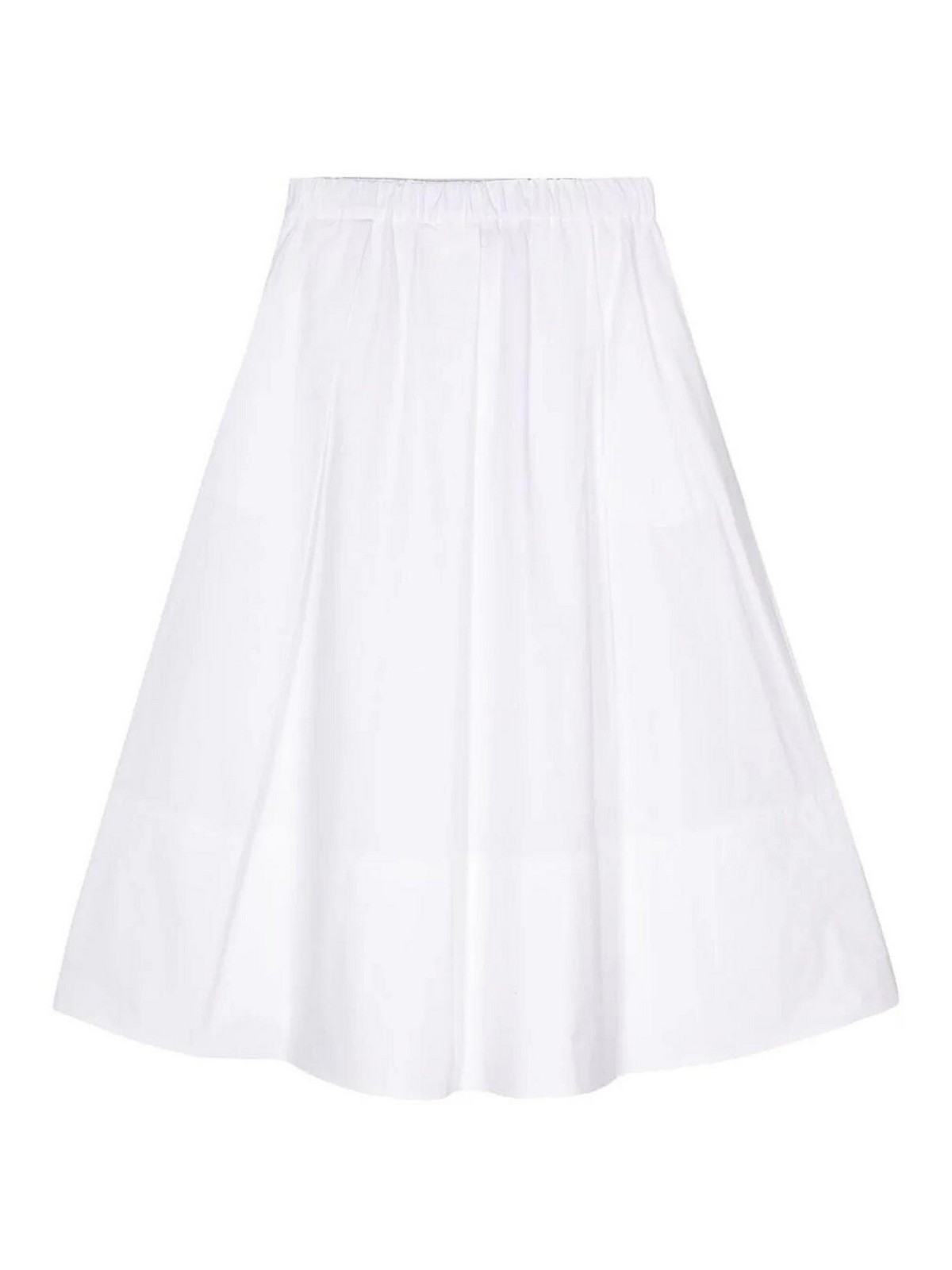 Shop Antonelli Firenze Isotta Long Skirt In White