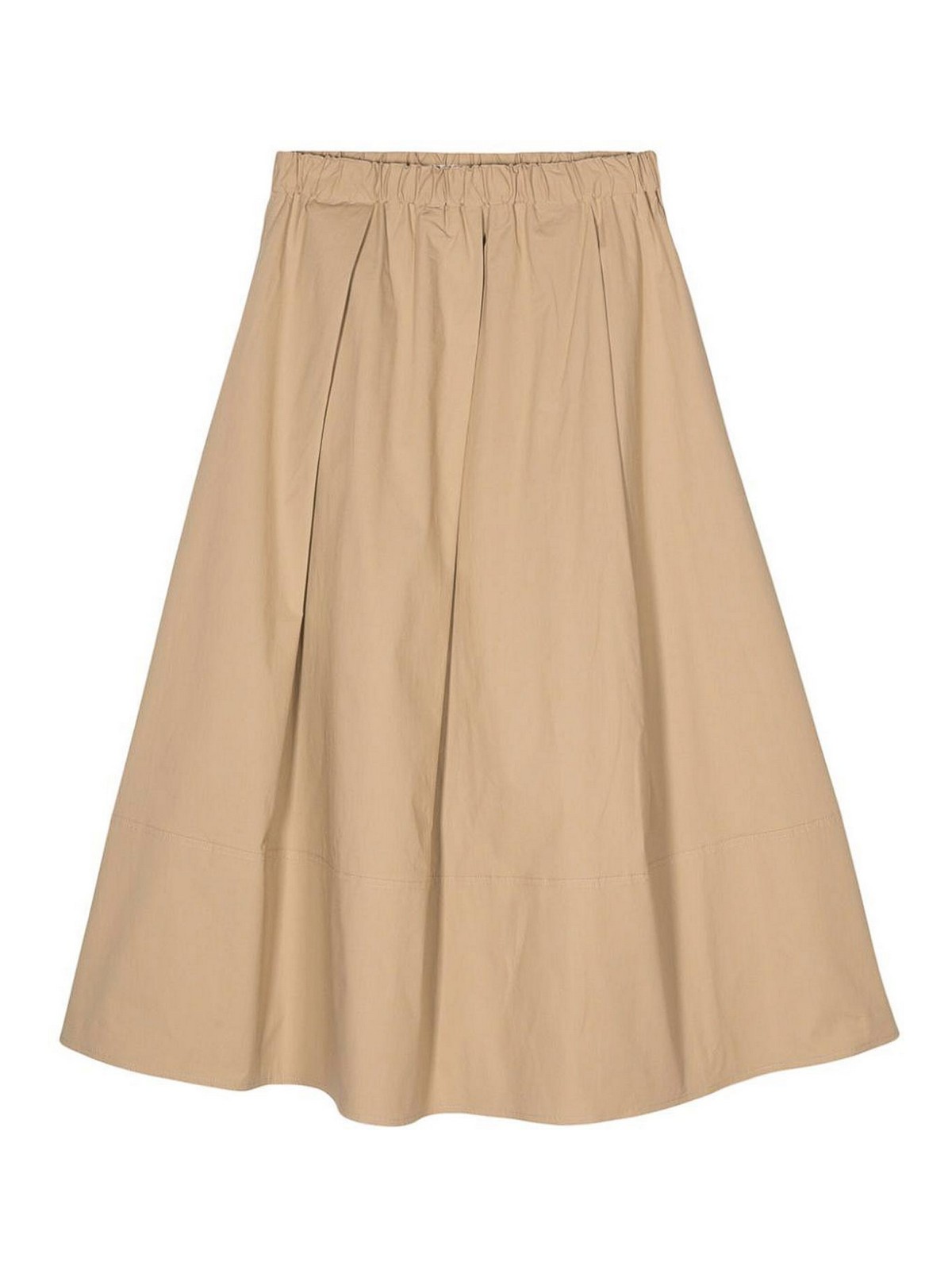Shop Antonelli Firenze Isotta Long Skirt In Brown