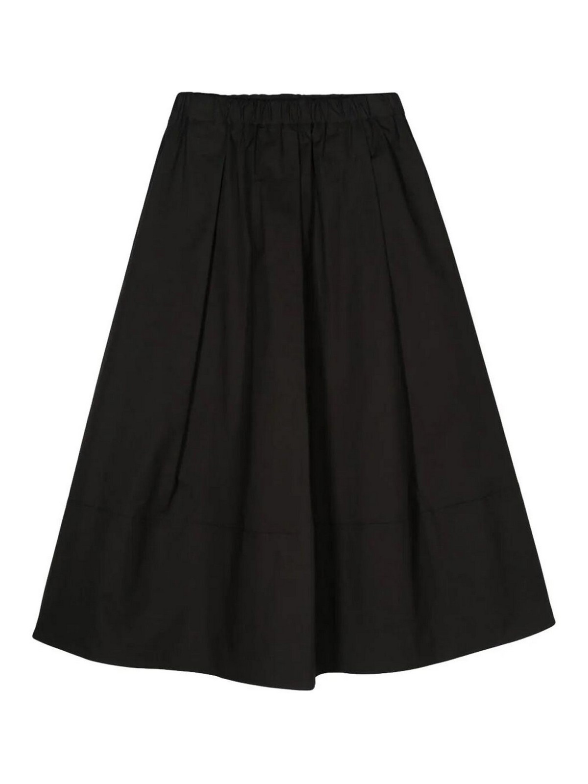 Shop Antonelli Firenze Isotta Long Skirt In Black