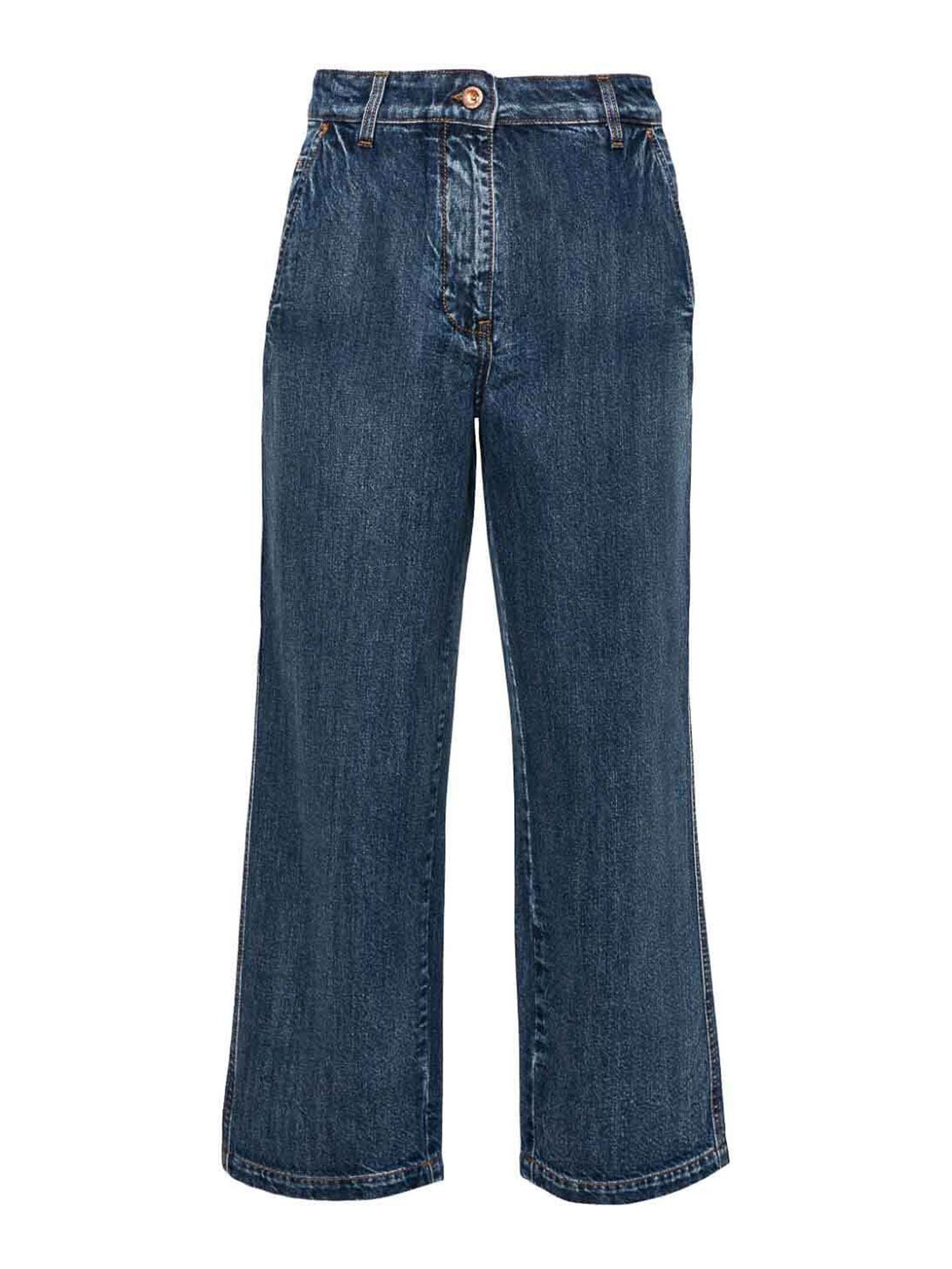 Shop Aspesi Mod 0162 Pants In Blue