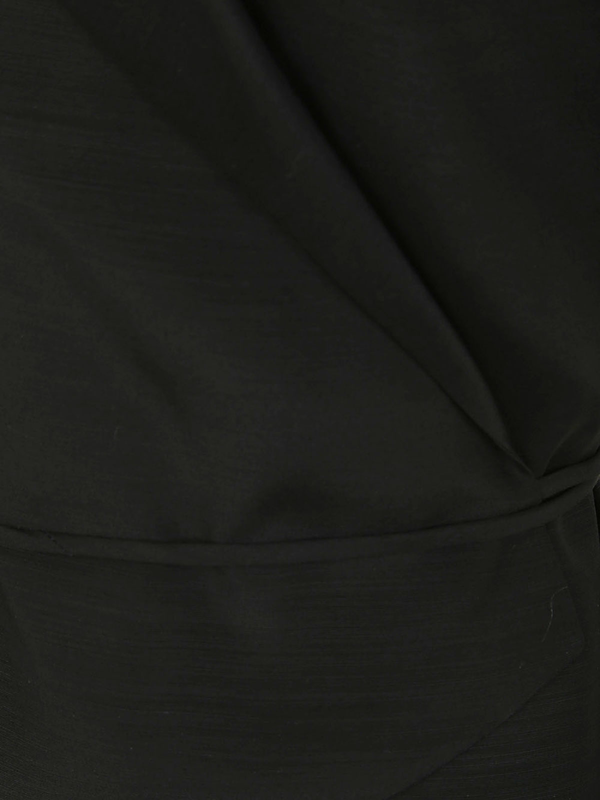 Shop Fabiana Filippi Asymmetric Shirt In Black