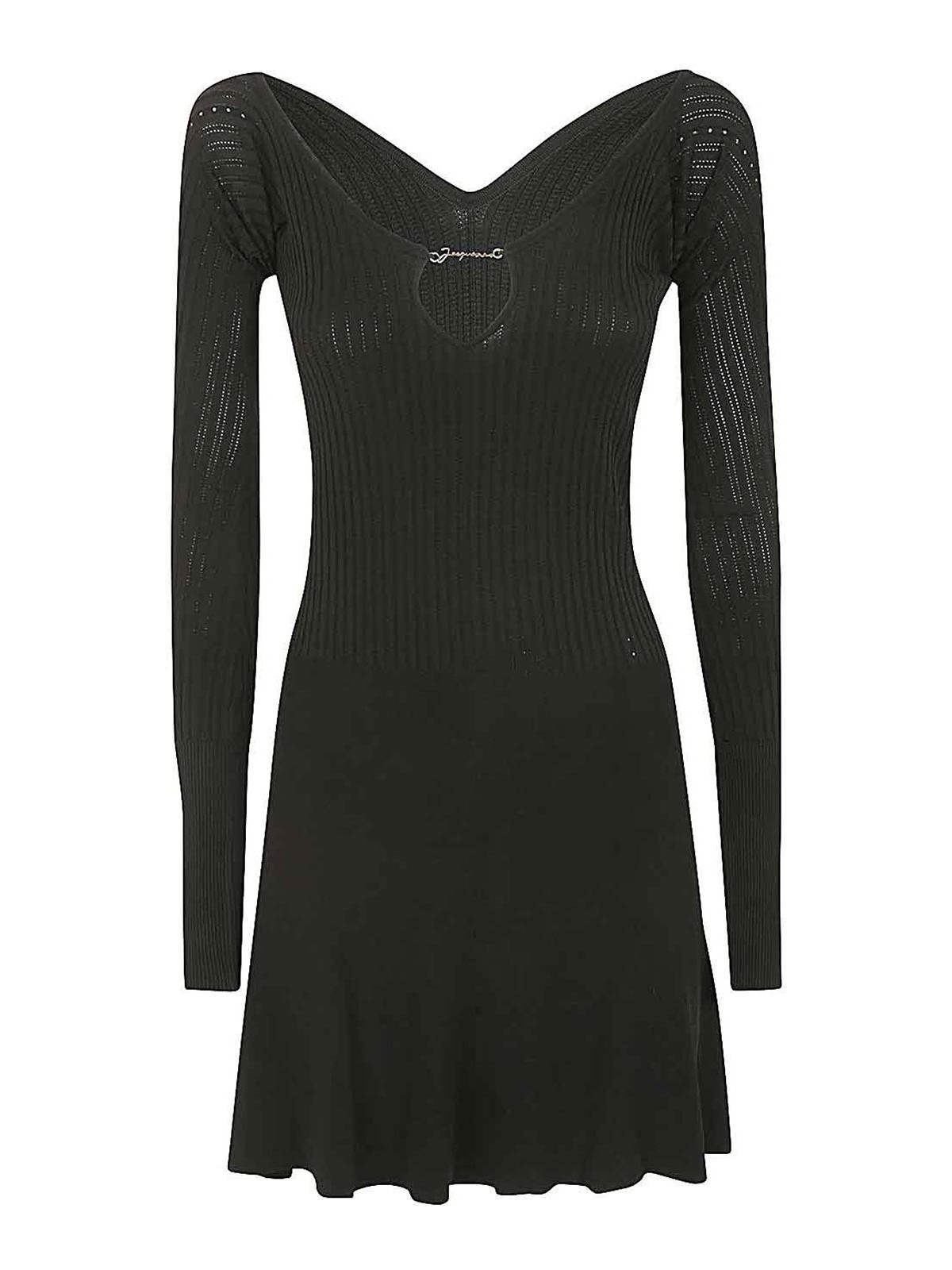 Shop Jacquemus Mini Black Dress