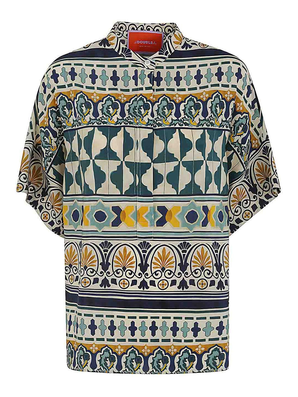 Shop La Doublej Baleares Shirt In Multicolour