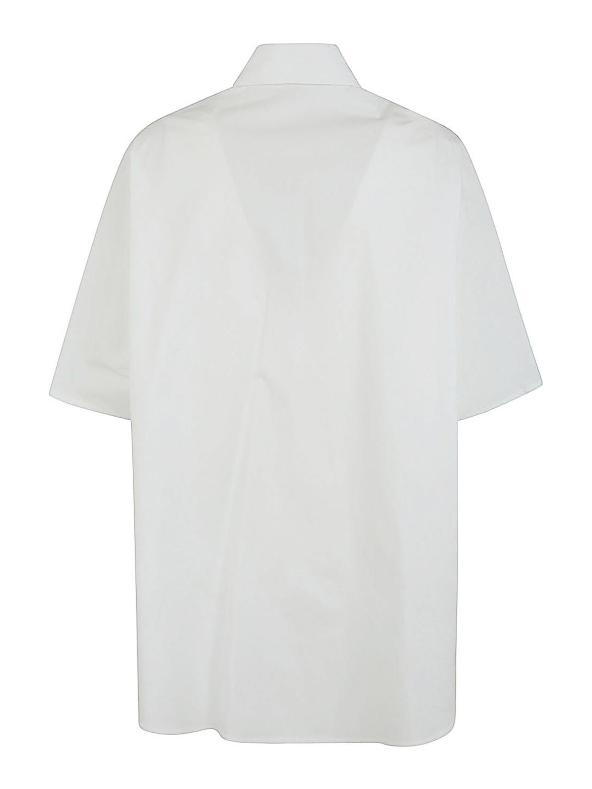 Shop Liviana Conti Cape Shirt In White