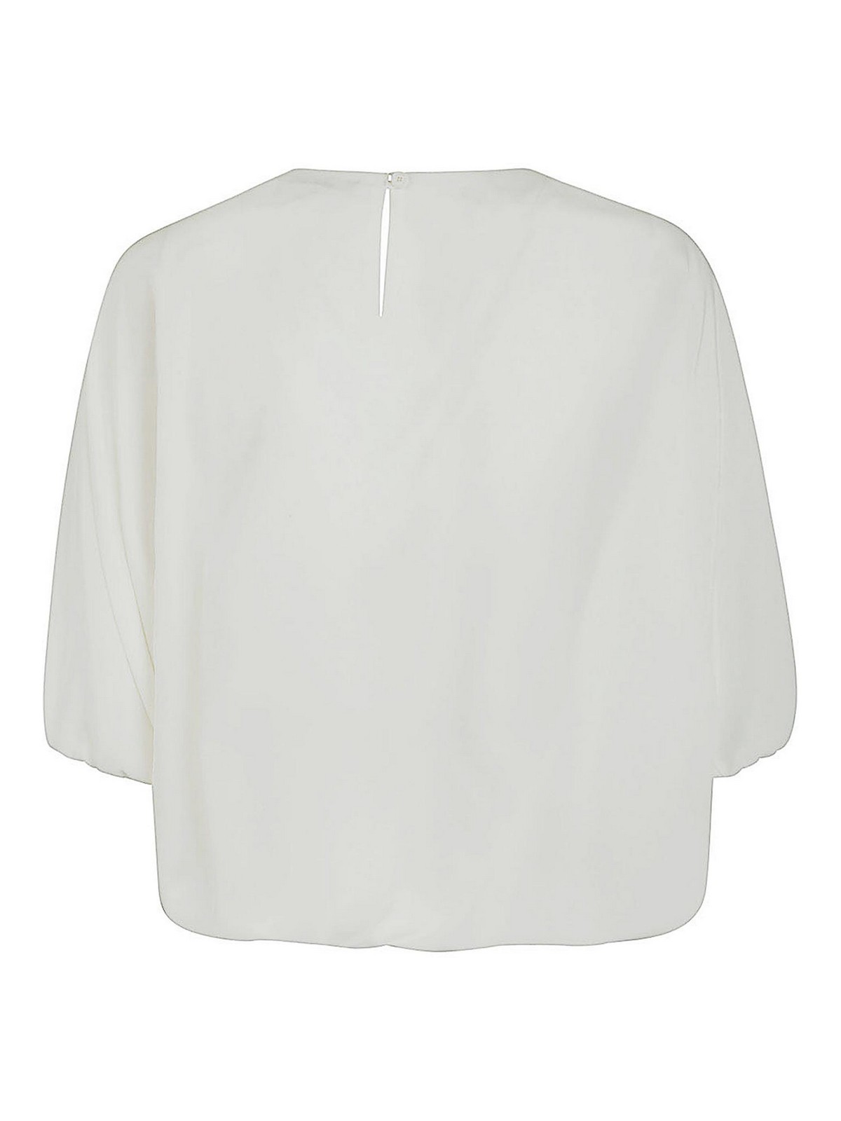 Shop Liviana Conti Silk Shirt In Grey