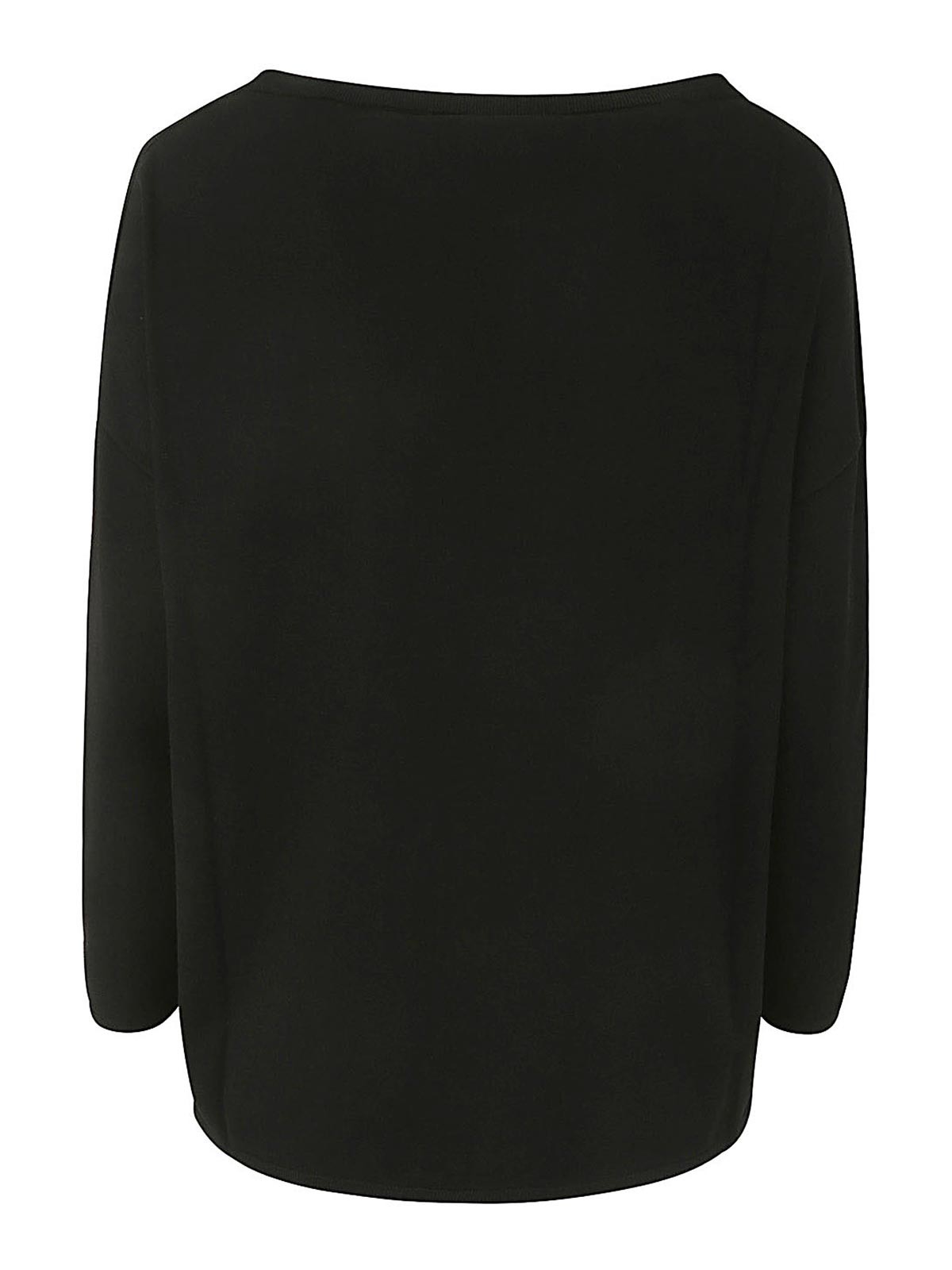 Shop Liviana Conti Crew Neck Sweater In Black