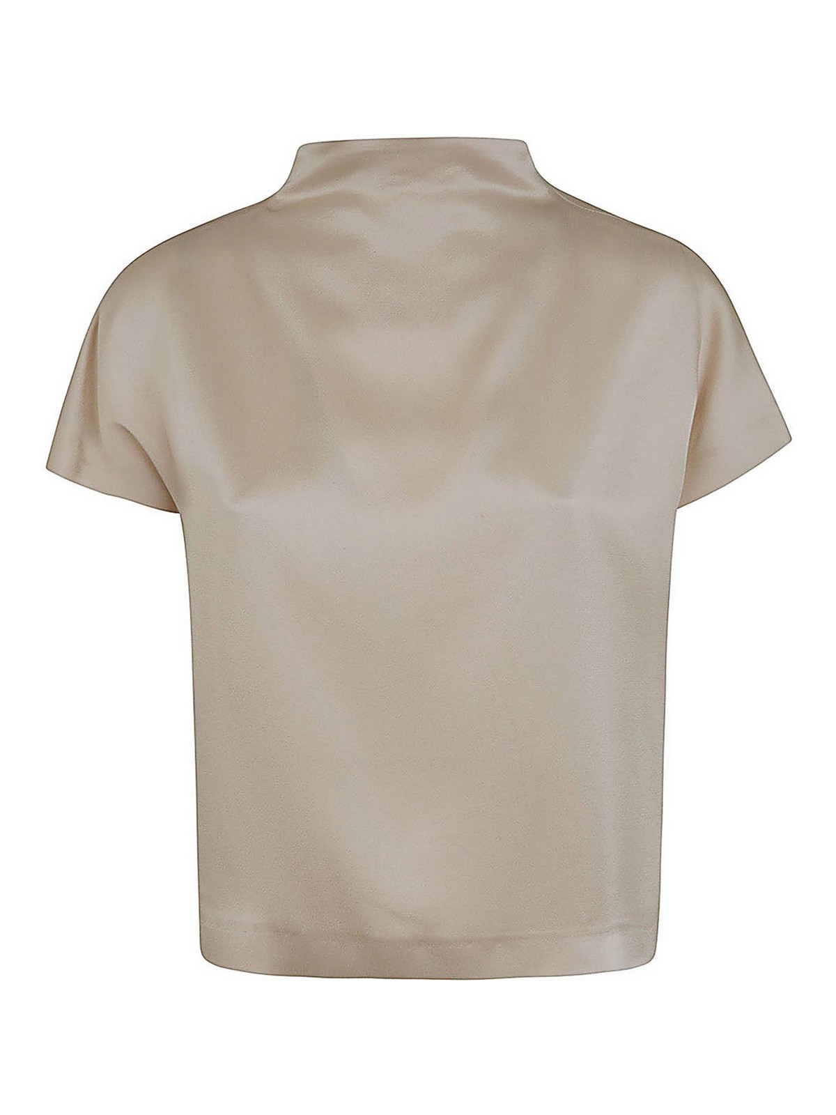 Shop Liviana Conti Short Sleeves T-shirt In White